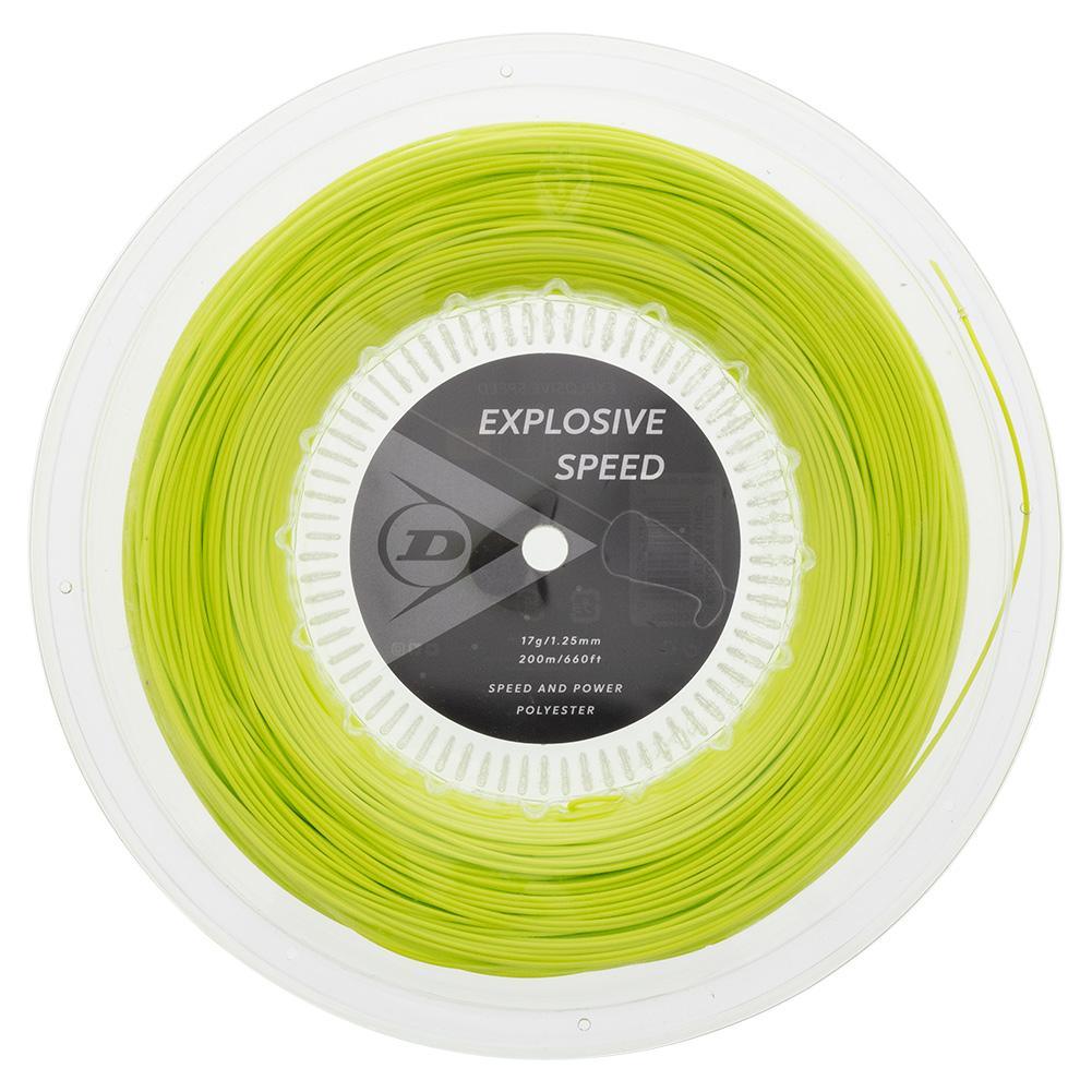 Explosive Speed Yellow 17G Tennis String Reel Strings DUNLOP Yellow