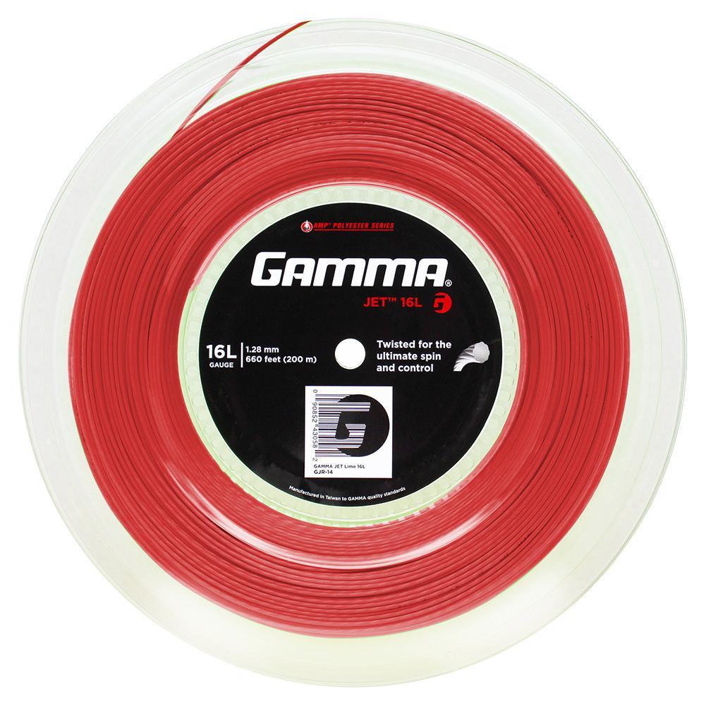 Jet Tennis String Reel Red Strings GAMMA 16L