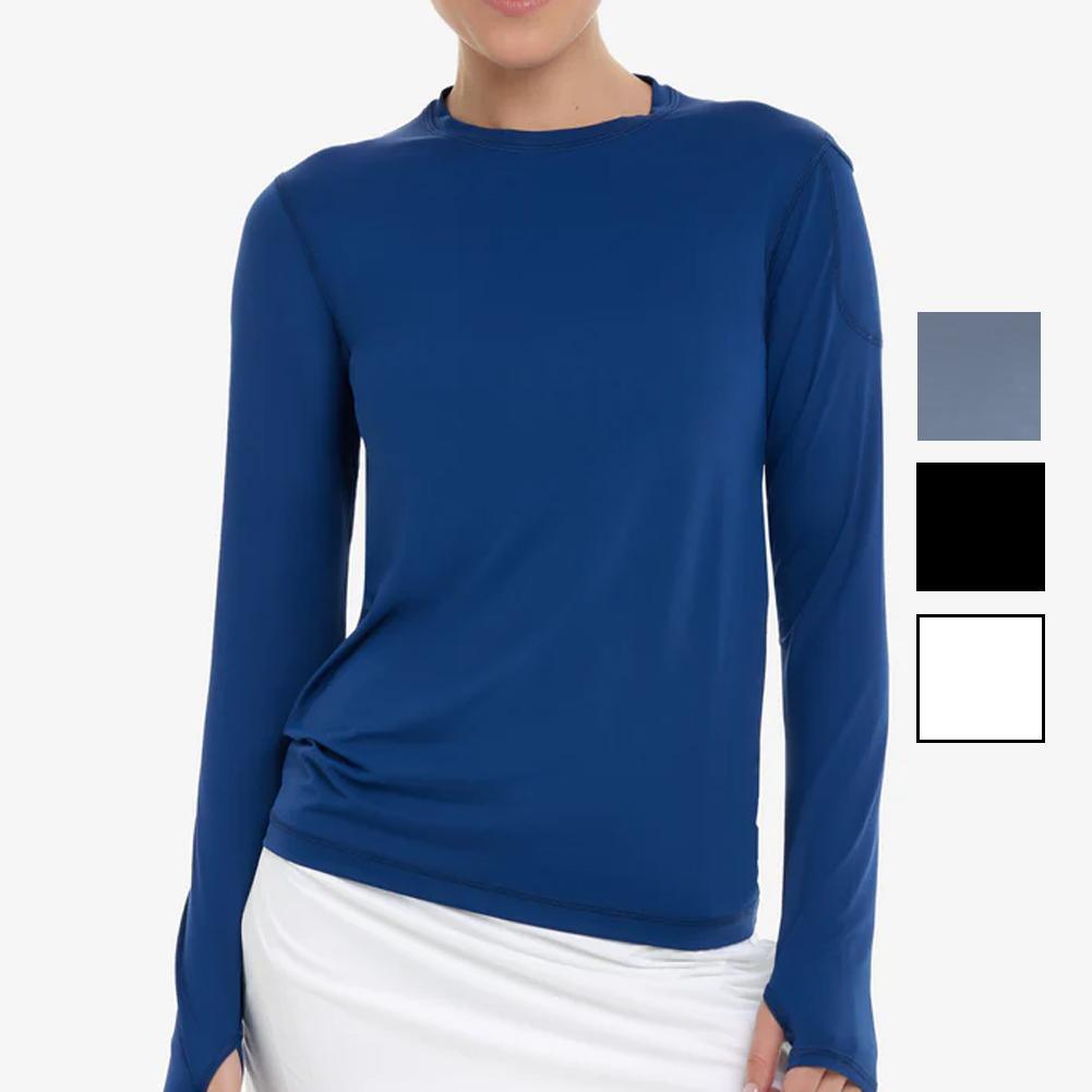 Women`s 24/7 Long Sleeve Tennis Crew WOMENS APPAREL BLOQUV