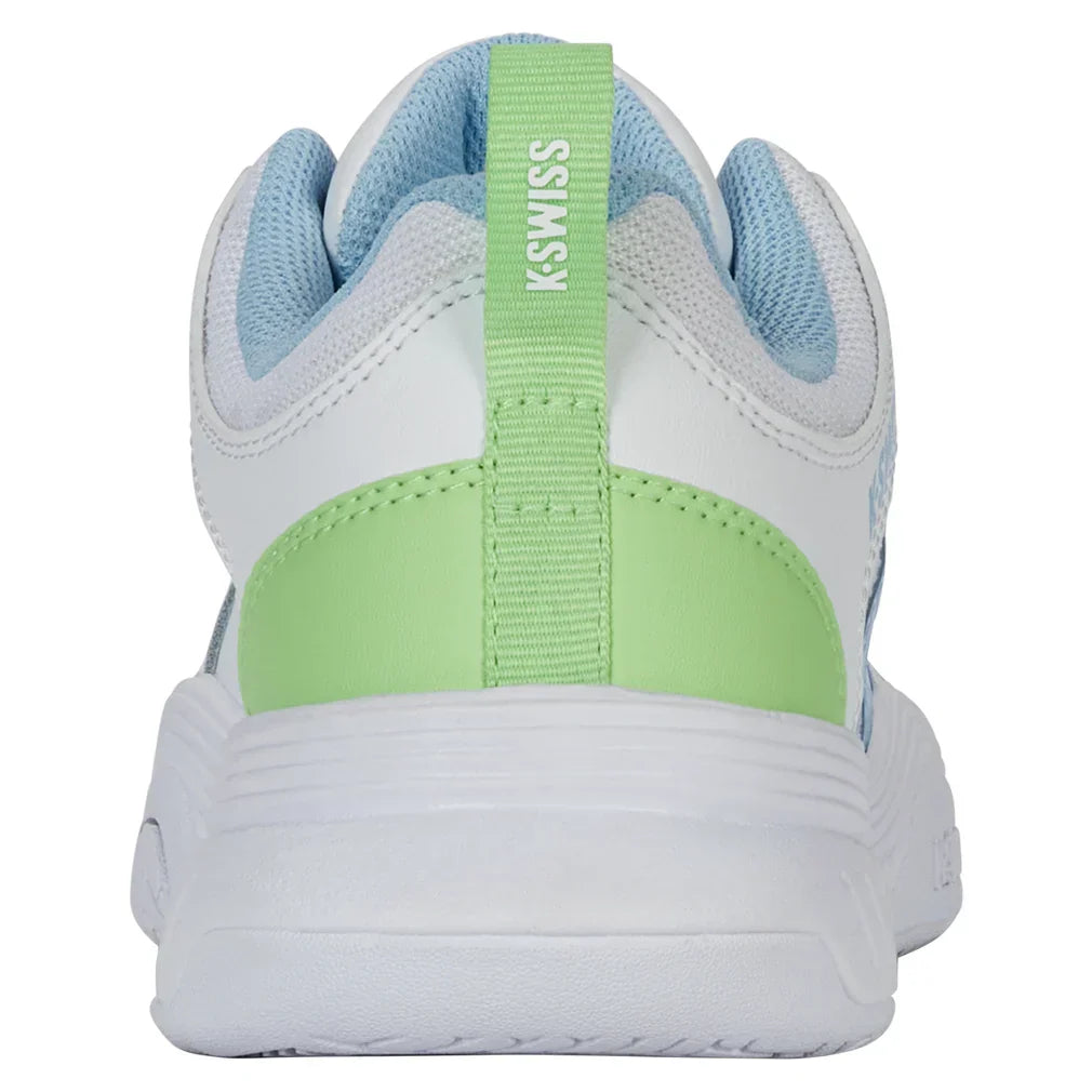 Women`s Court Express 2 Tennis Shoes White and Dutch Canal K-SWISS