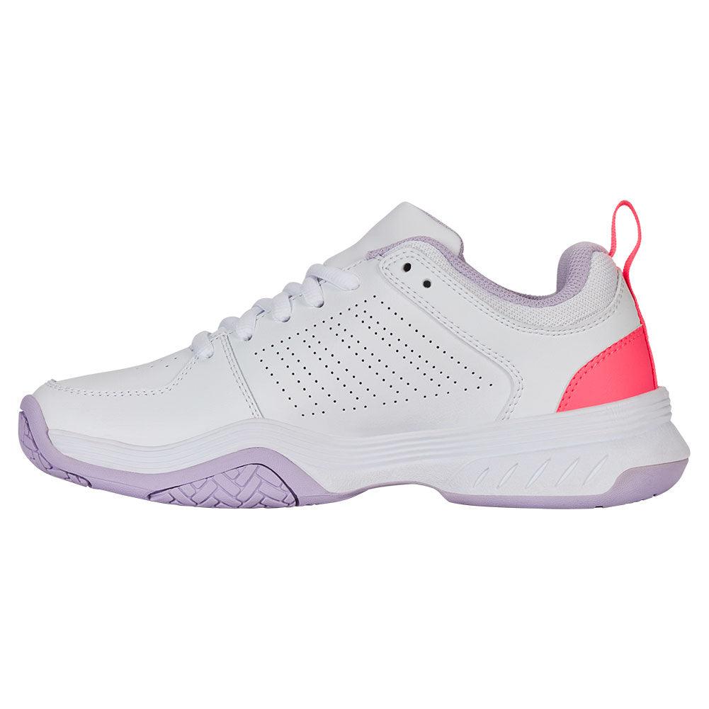 Women`s Court Express 2 Tennis Shoes White and Orchid Petal K-SWISS