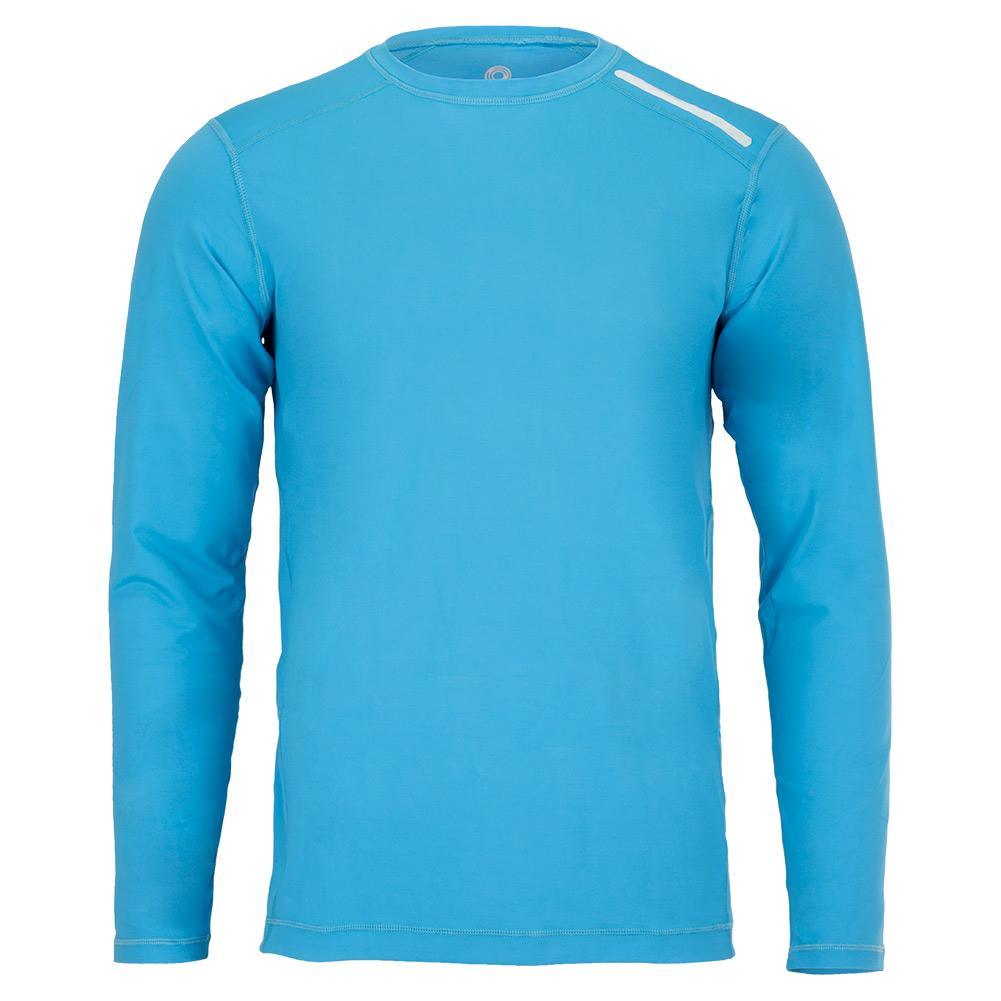 Men's Jet Tee Long Sleeve Tennis Top Training BLOQUV OCEAN_BLUE S