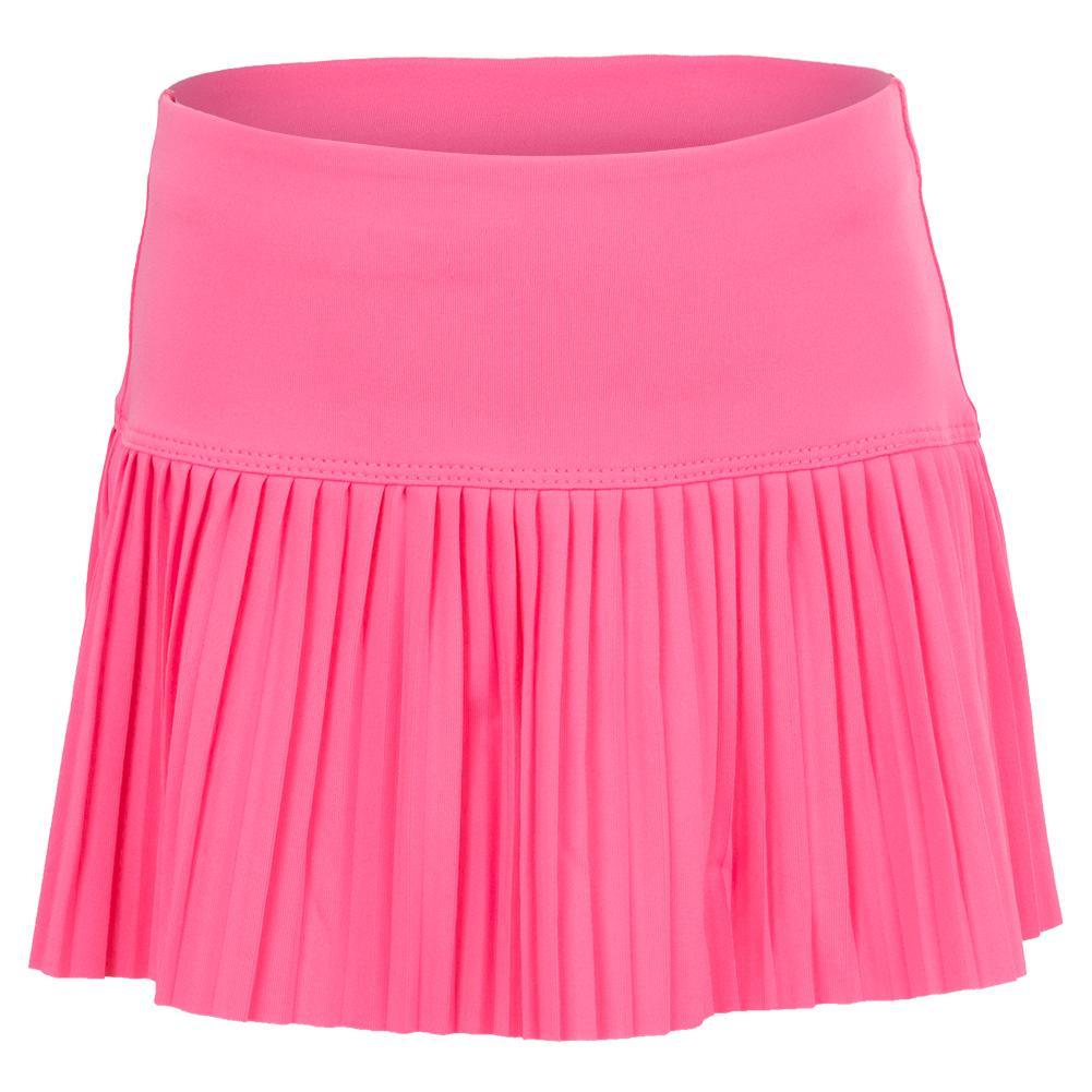Girls` Pleated Tennis Skort Girls Apparel LUCKY IN LOVE