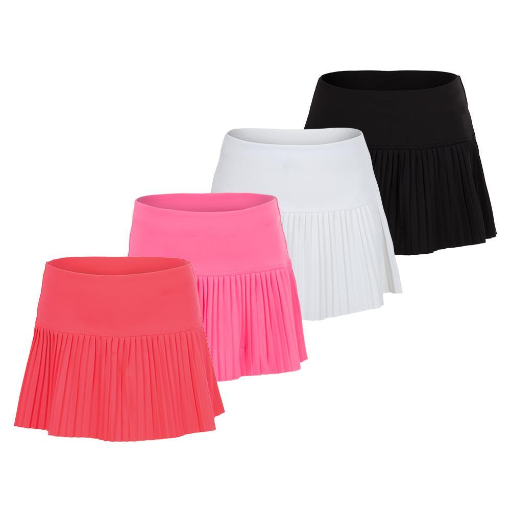 Girls` Pleated Tennis Skort Girls Apparel LUCKY IN LOVE