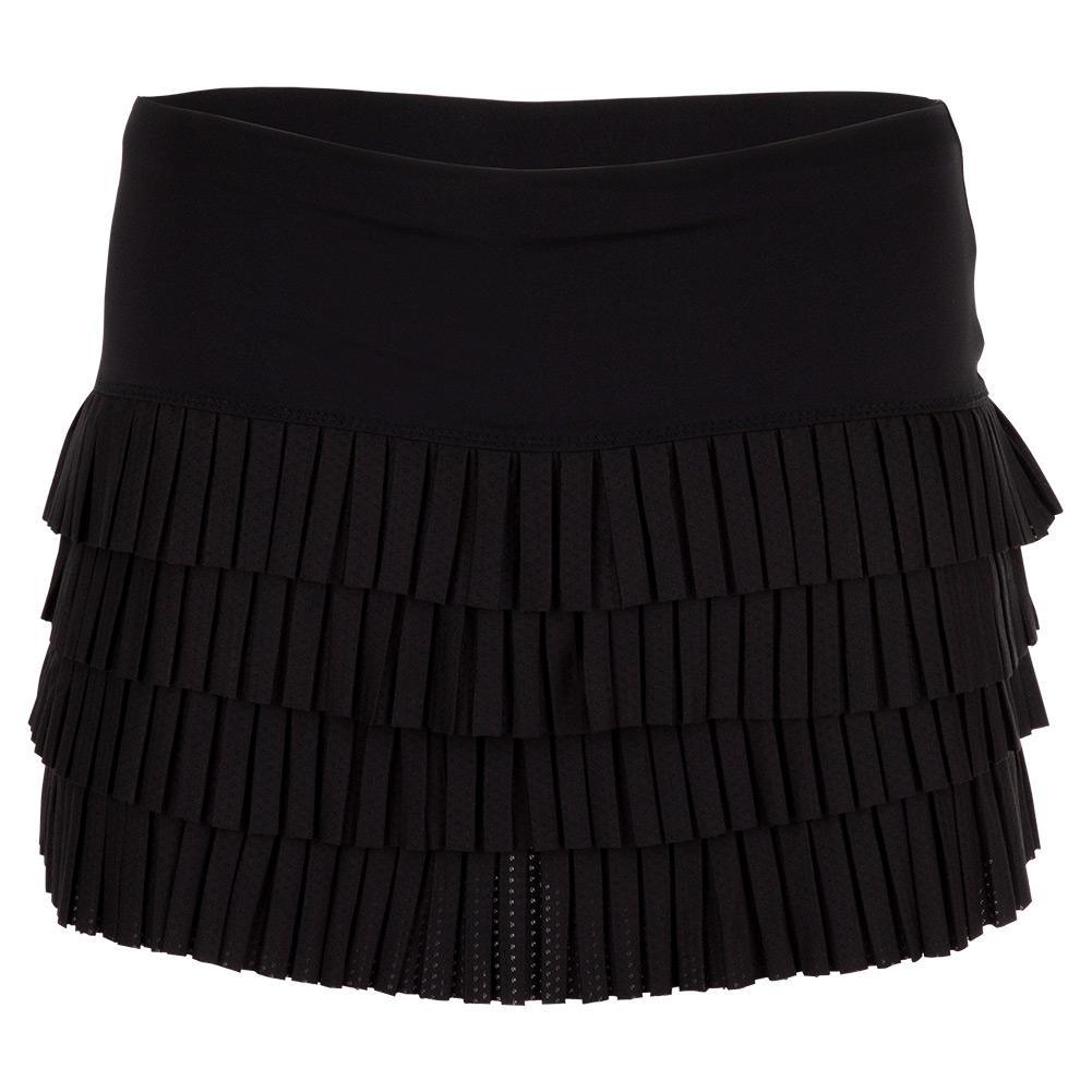 Women's Mon Amie Tennis Skort Womens Apparel LUCKY IN LOVE Black XS