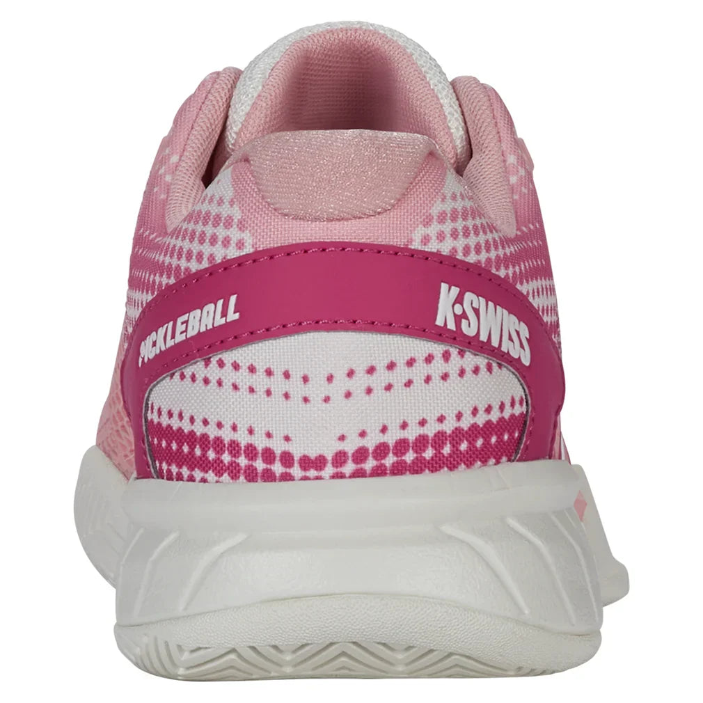 Women`s Express Light Pickleball Shoes Raspberry Sorbet and Cloud Dancer K-SWISS