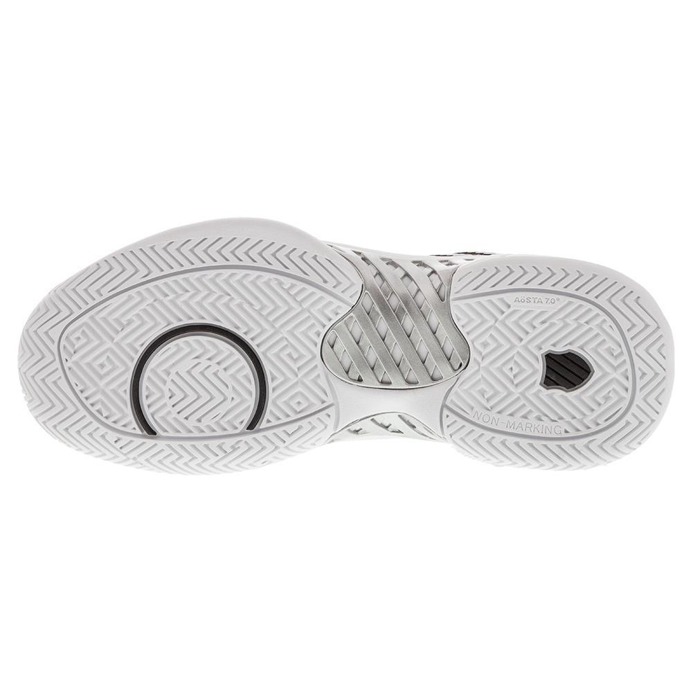 Women's Hypercourt Express 2 Tennis Shoes Black and White Womens Shoes K-SWISS