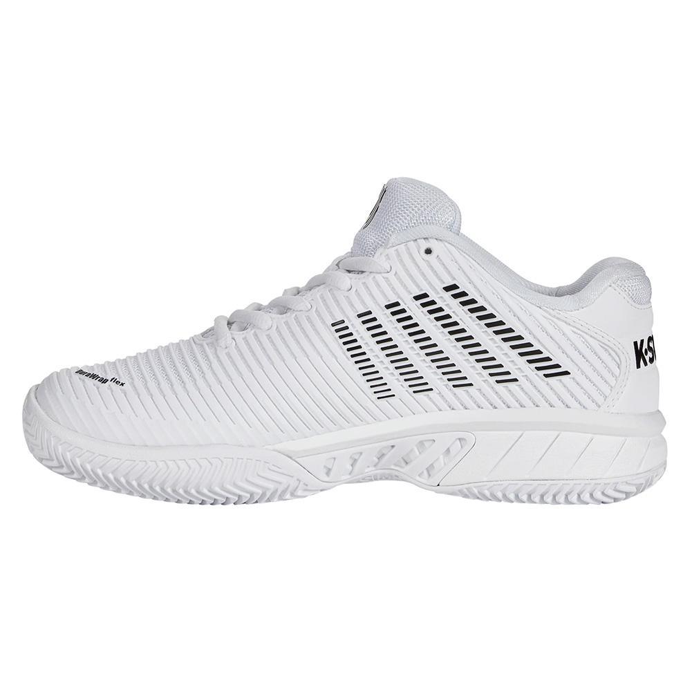 Women's Hypercourt Express 2 Clay Tennis Shoes White and Black Womens Shoes K-SWISS