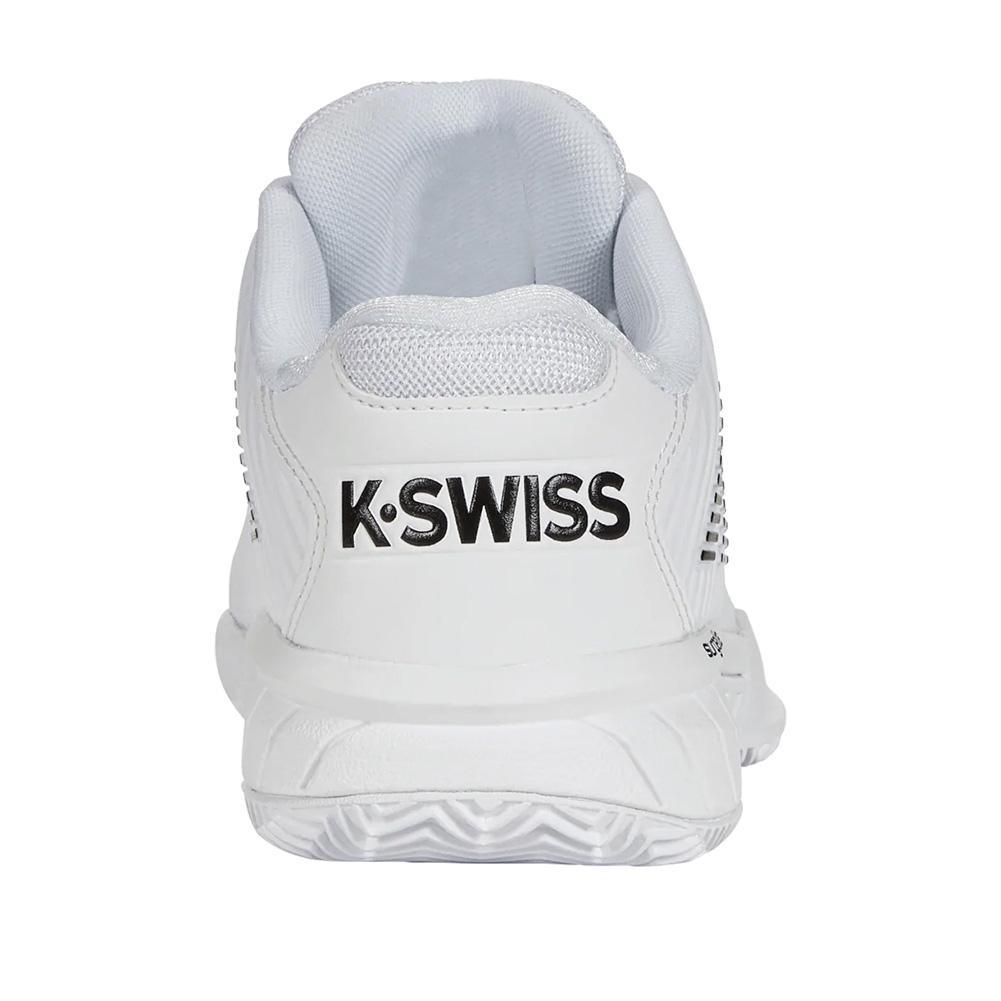 Women's Hypercourt Express 2 Clay Tennis Shoes White and Black Womens Shoes K-SWISS