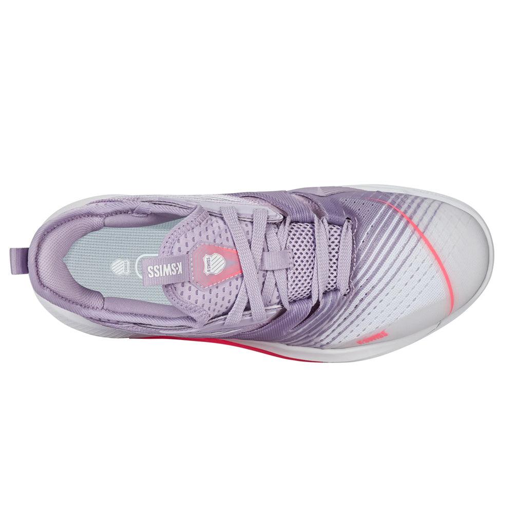 Women`s SpeedTrac Tennis Shoes White and Orchid Petal K-SWISS