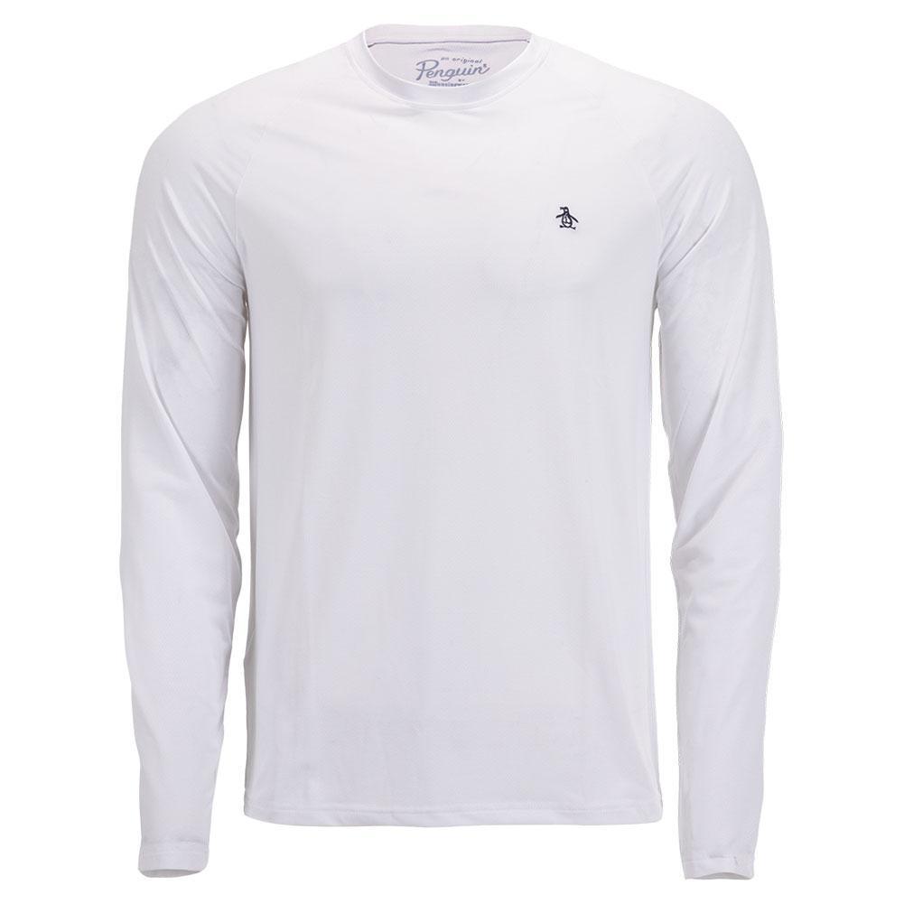Men's Raglan Long Sleeve Tennis Pull Over Shop By Player PENGUIN White S