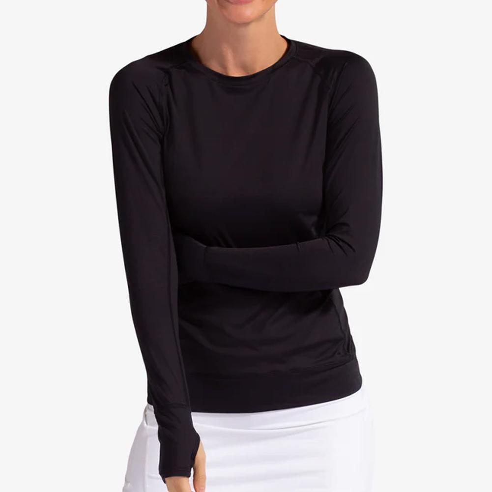 Women`s Pullover Tennis Top WOMENS APPAREL BLOQUV Black XS