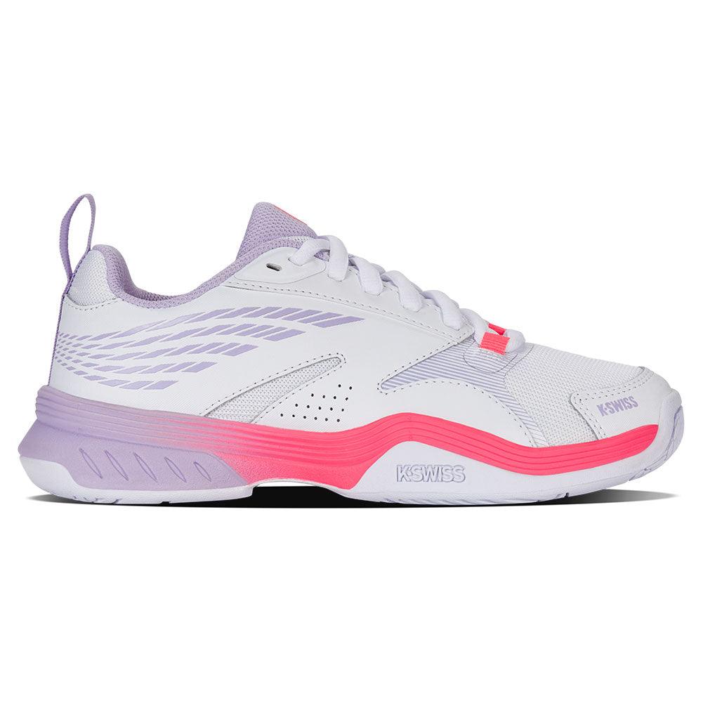 Women`s SpeedEx Tennis Shoes White and Orchid Petal K-SWISS