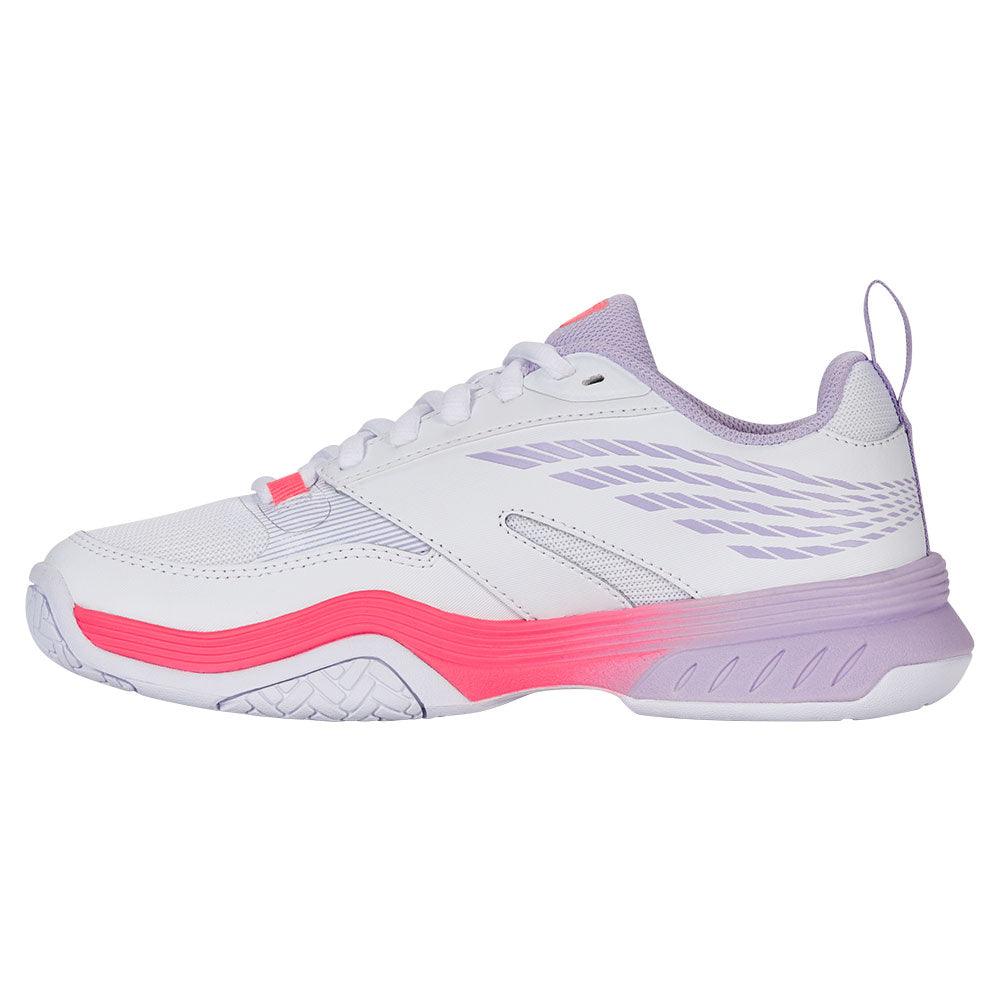 Women`s SpeedEx Tennis Shoes White and Orchid Petal K-SWISS