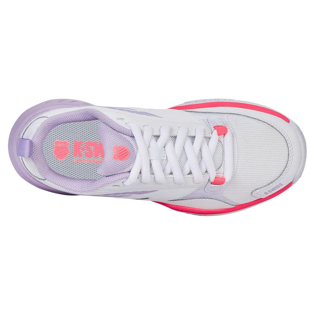 Women`s SpeedEx Tennis Shoes White and Orchid Petal K-SWISS