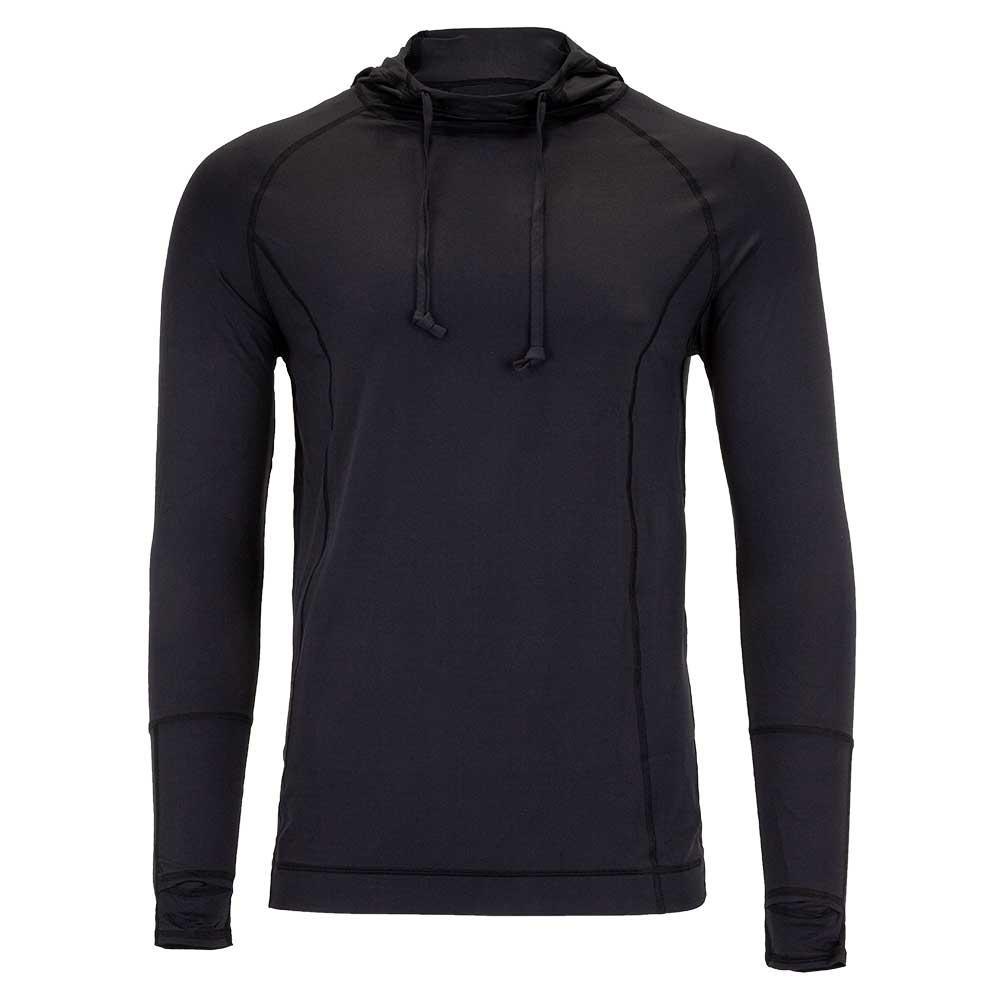 Unisex Tennis Hoodie Womens Apparel BLOQUV BLACK S