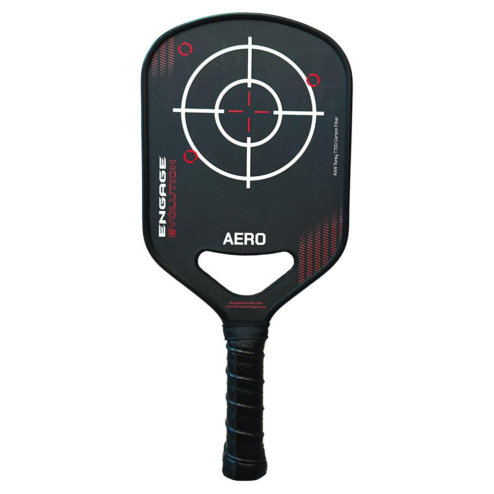 Evolution Aero Pickleball Paddle Scarlet Red Pickleball Paddles ENGAGE PICKLEBALL Red