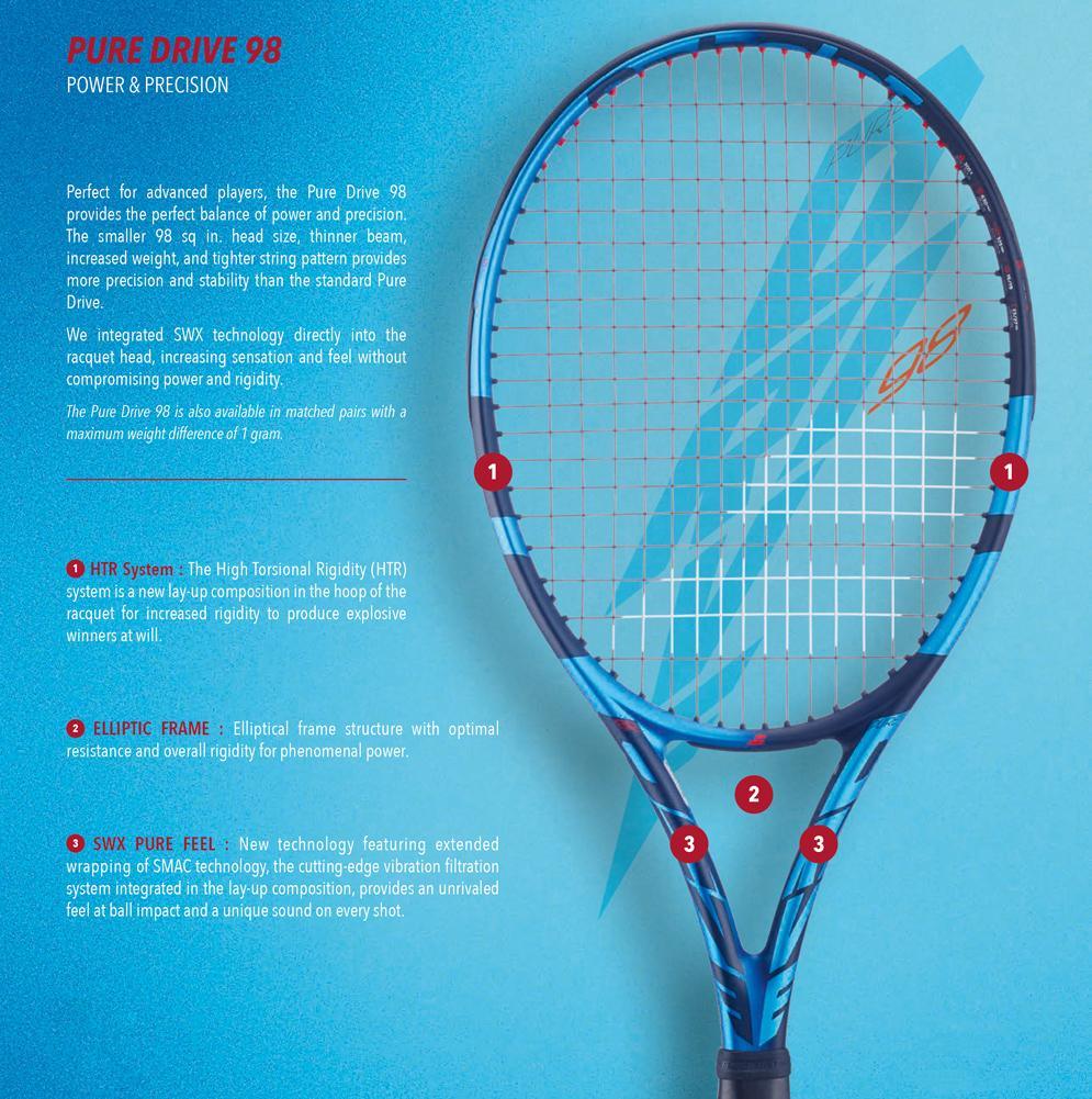 Pure Drive 98 Tennis Racquet Tournament Gear BABOLAT
