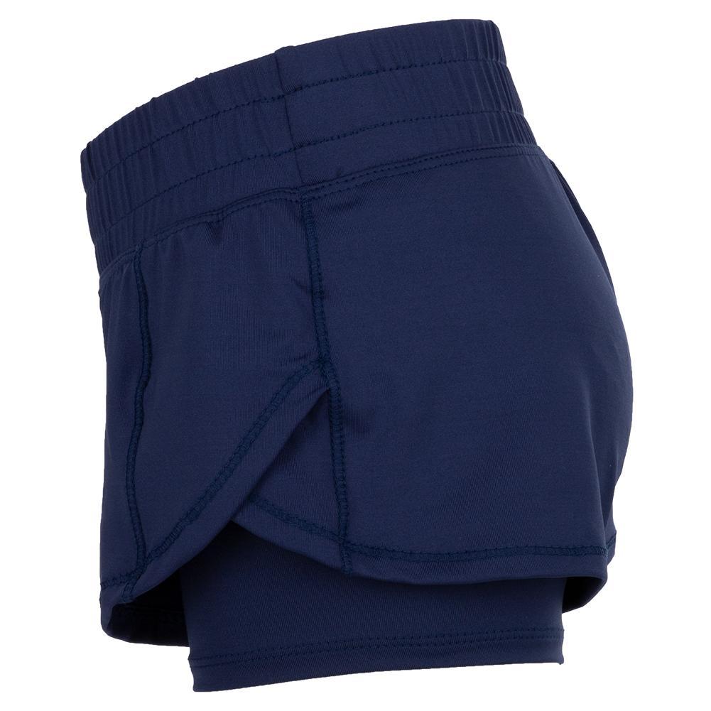 Girls' Match Point Tennis Short Girls Apparel LUCKY IN LOVE