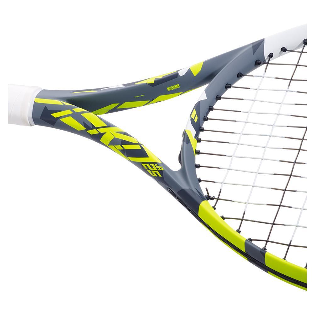 Aero Junior 25 Prestrung Tennis Racquet Grey and Yellow Racquets BABOLAT