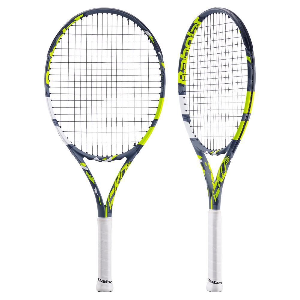 Aero Junior 25 Prestrung Tennis Racquet Grey and Yellow Racquets BABOLAT