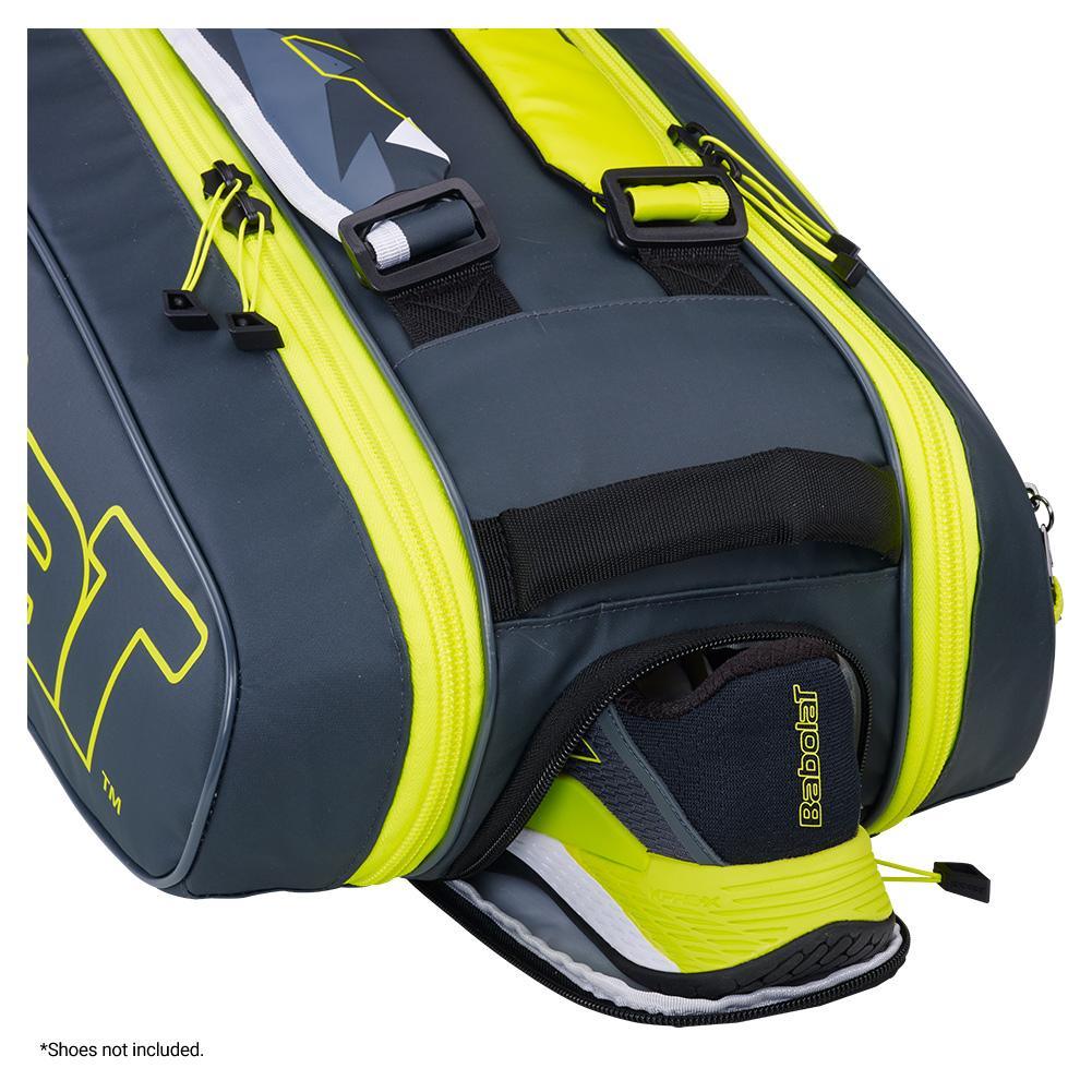 Pure Aero RHx6 Tennis Bag Grey and Yellow Other BABOLAT