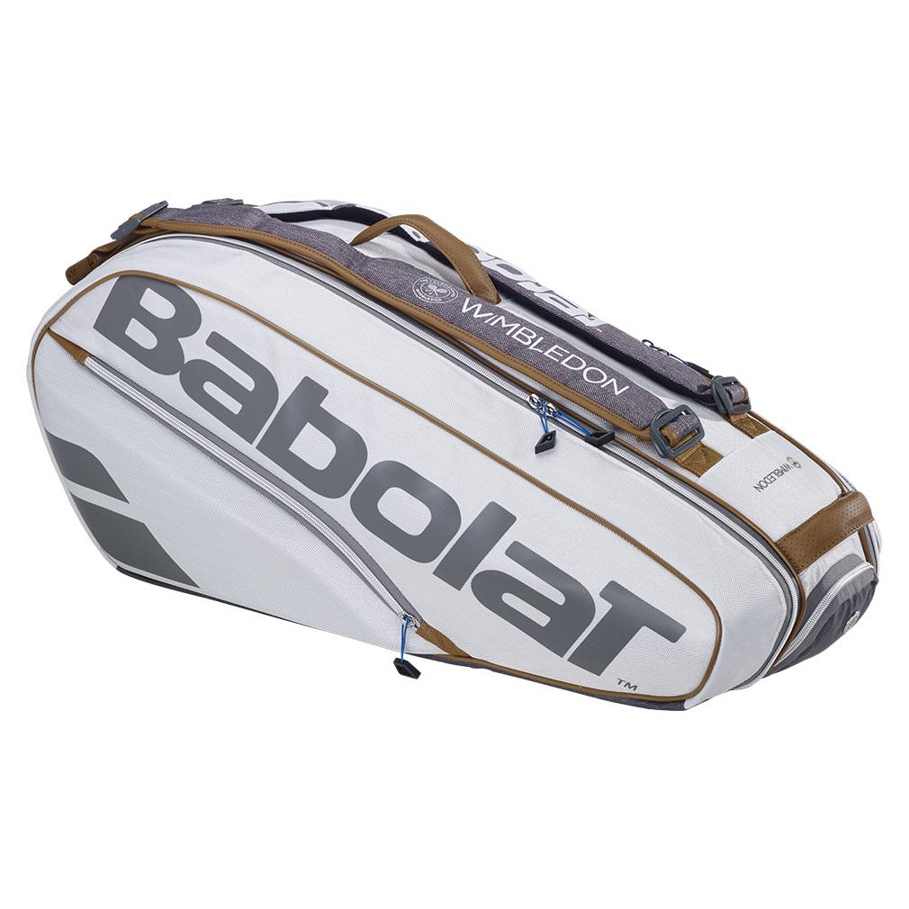 RH6 Pure Wimbledon Tennis Bag Tournament Gear BABOLAT