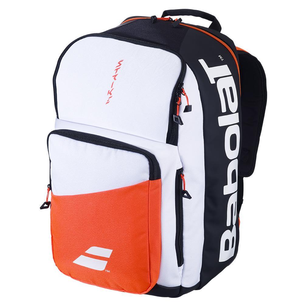 Pure Strike Tennis Backpack White and Red Bags BABOLAT