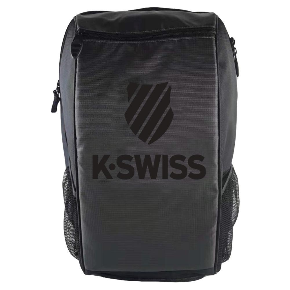 Tennis Backpack 2 Black Gifts K-SWISS