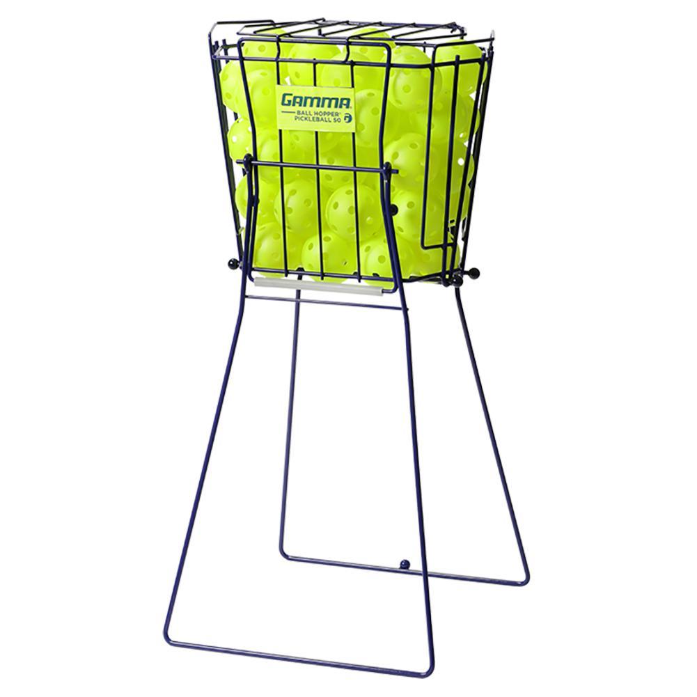 Pickleball 50 Ball Hopper Blue Pickleball Court Equipment And Accessories GAMMA