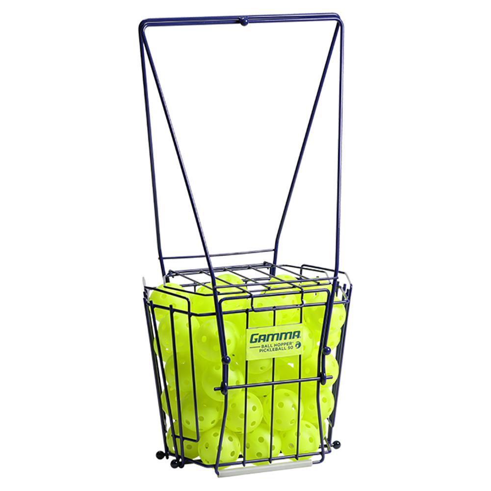 Pickleball 50 Ball Hopper Blue Pickleball Court Equipment And Accessories GAMMA