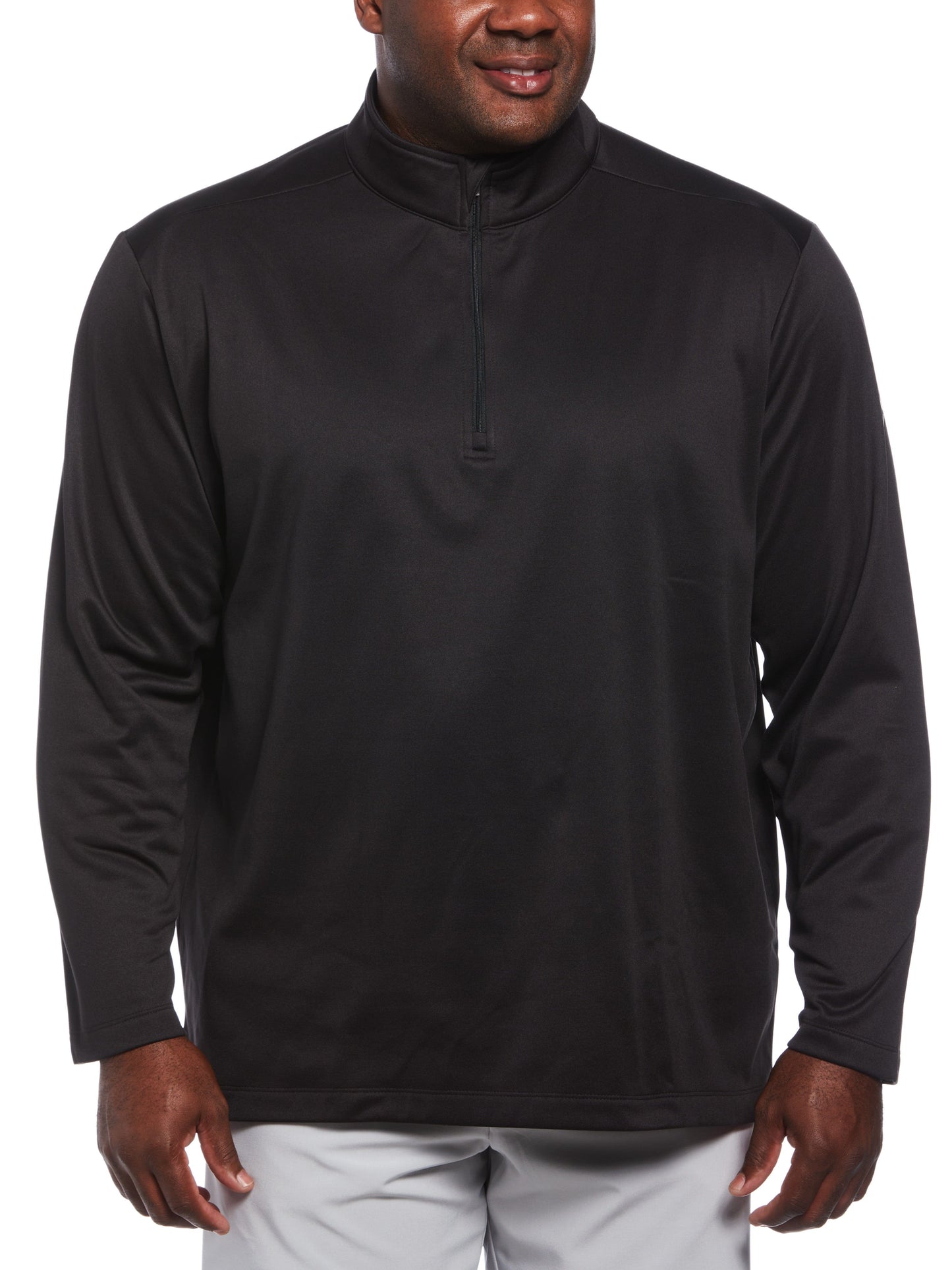 Mens 1/4 Zip Pullover (Caviar)
