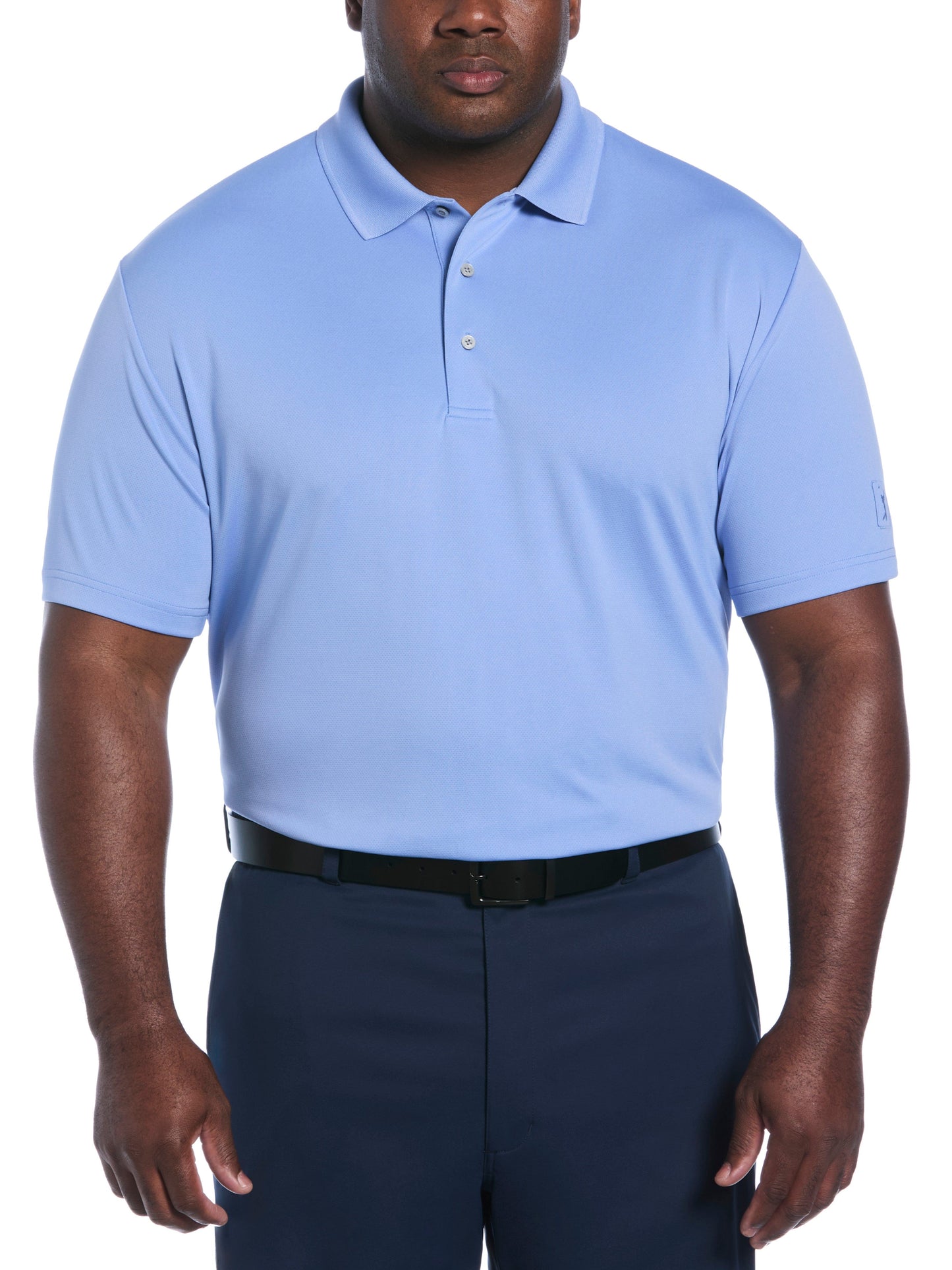 Big & Tall Airflux Mesh Golf Polo (Azurine)
