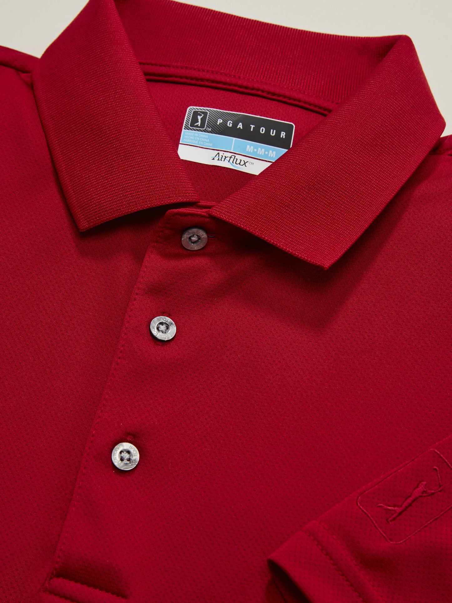 Big & Tall AirFlux™ Solid Mesh Golf Polo