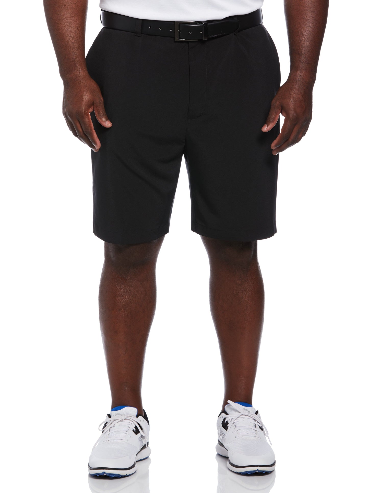 Flat Front Stretch Golf Short (Caviar)