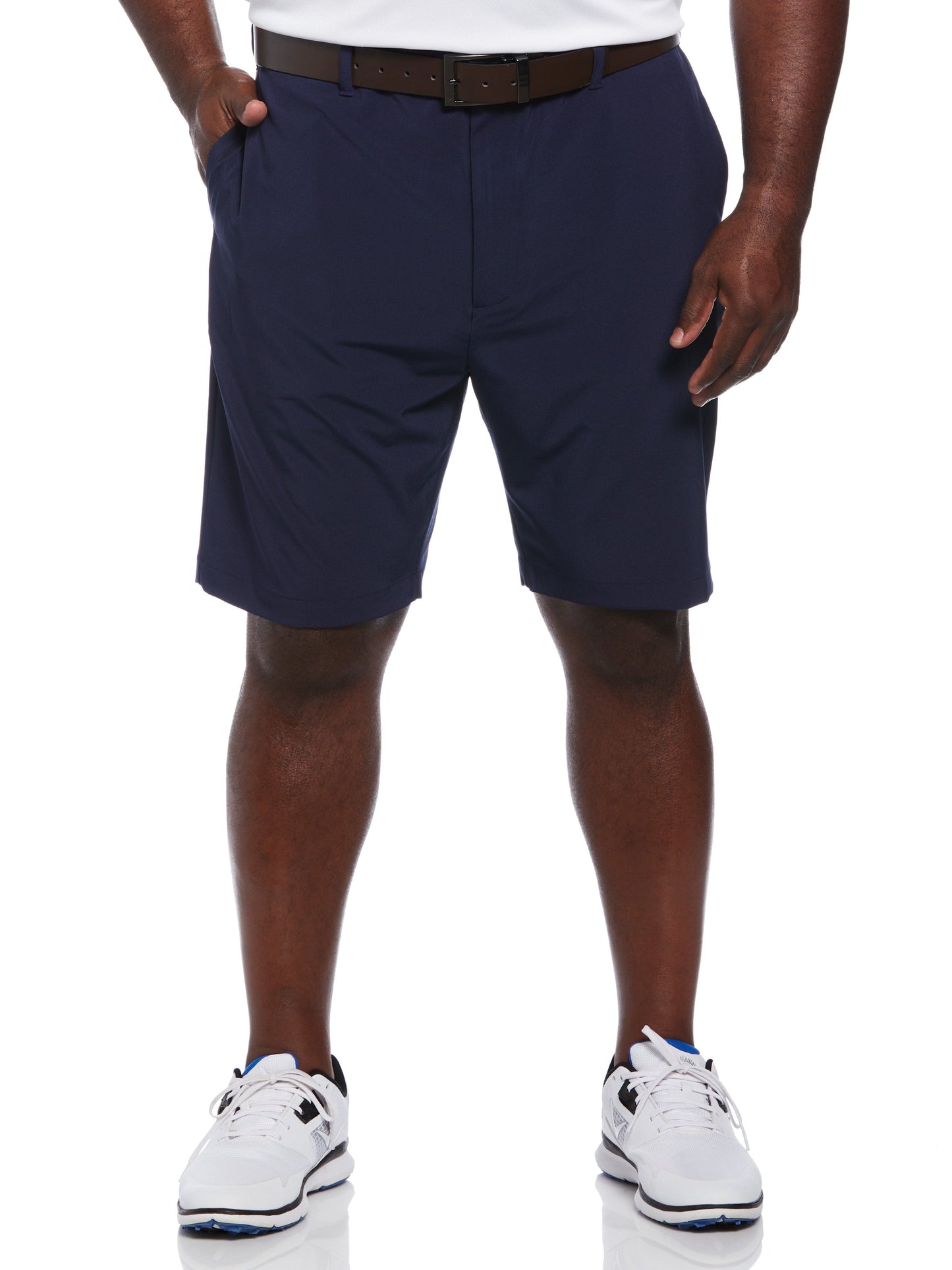 Flat Front Stretch Golf Short (Peacoat)