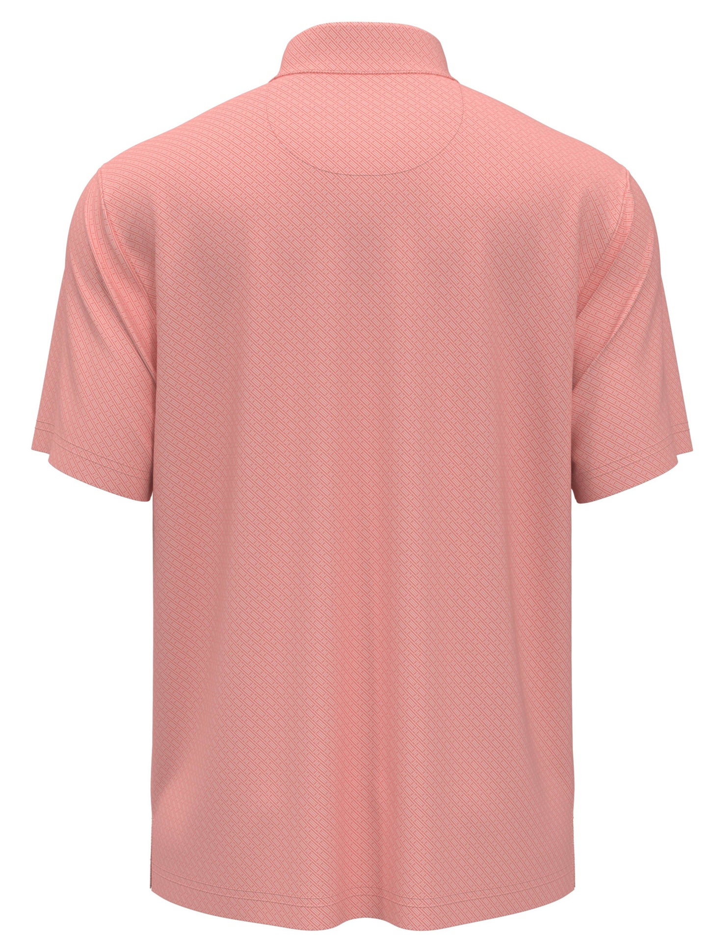 Big & Tall Jacquard 2 Color Geometric Golf Polo