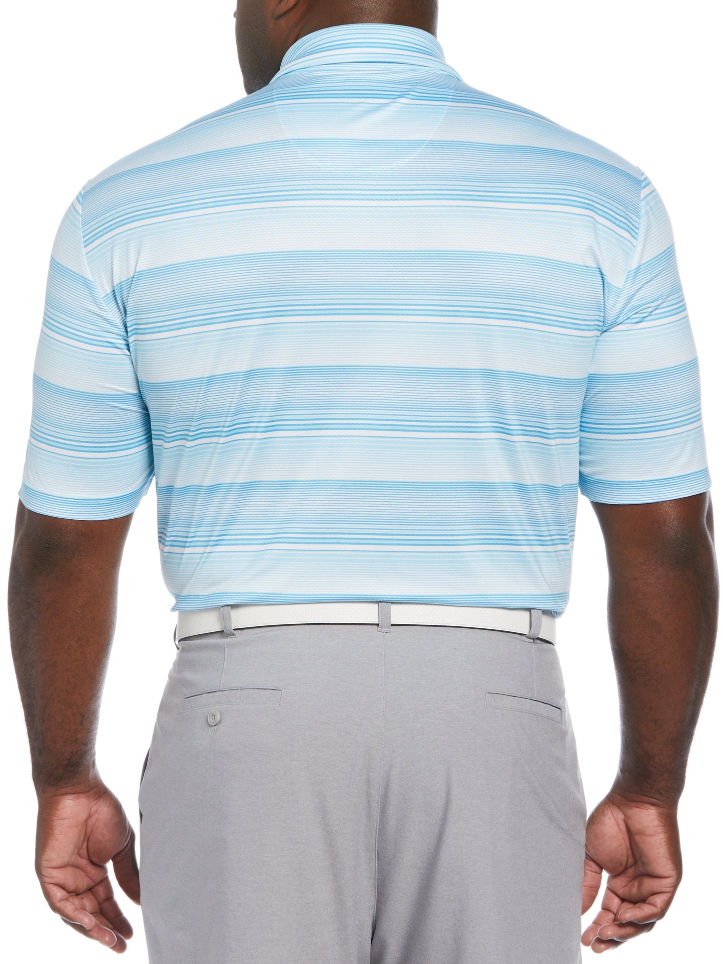 Big & Tall Linear Energy Print Golf Polo