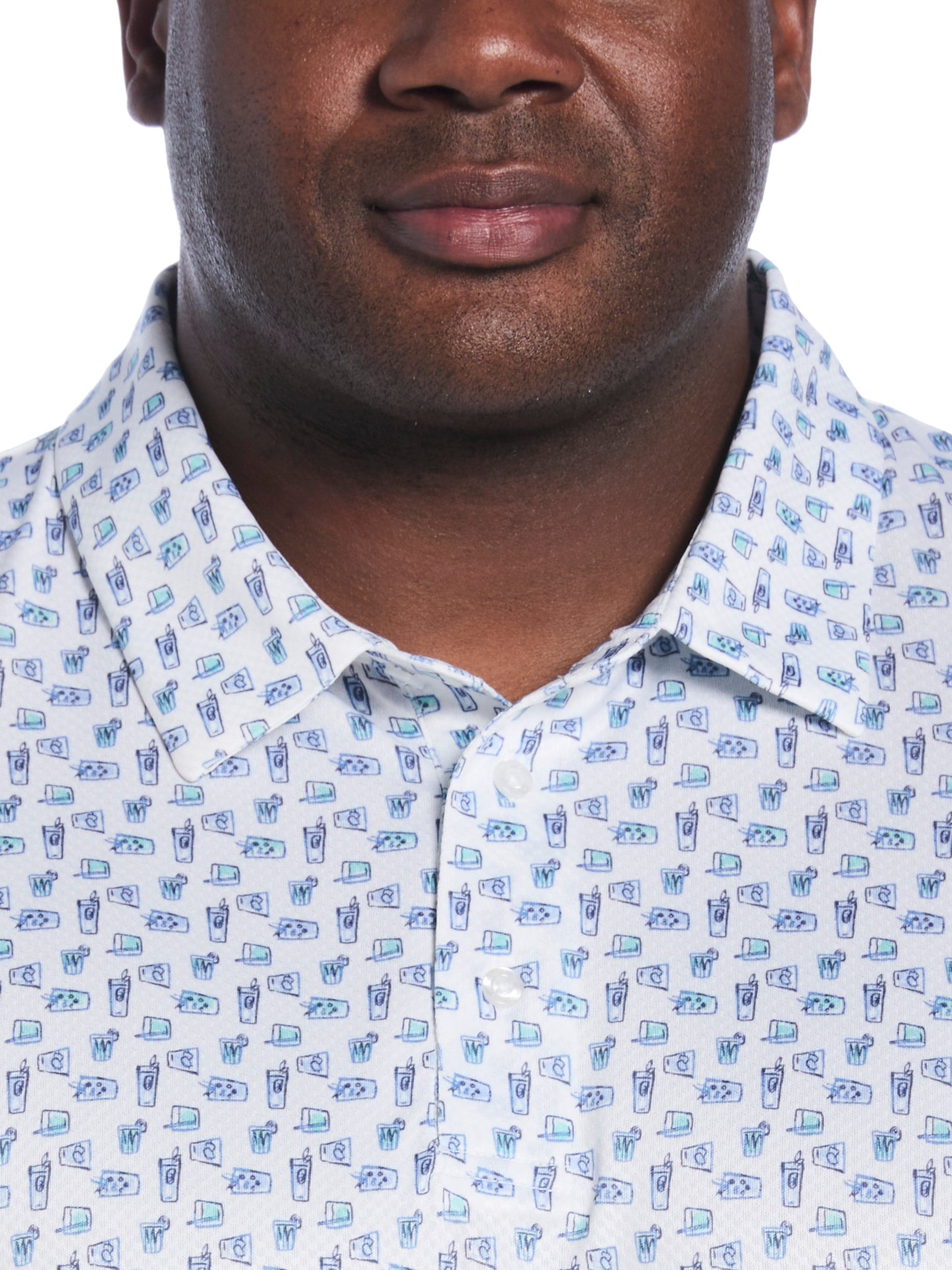 Big & Tall Refreshment Printed Polo