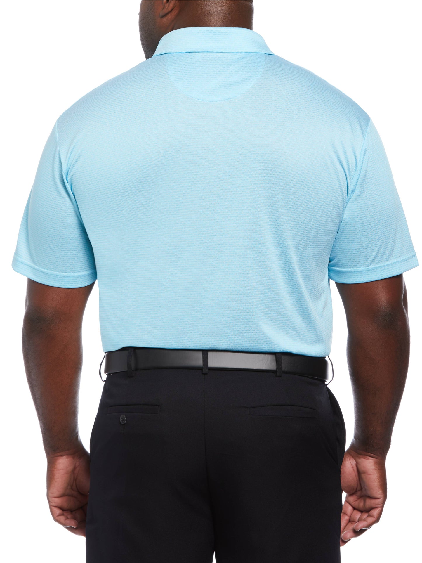 Big & Tall Two-Color Jacquard Golf Polo