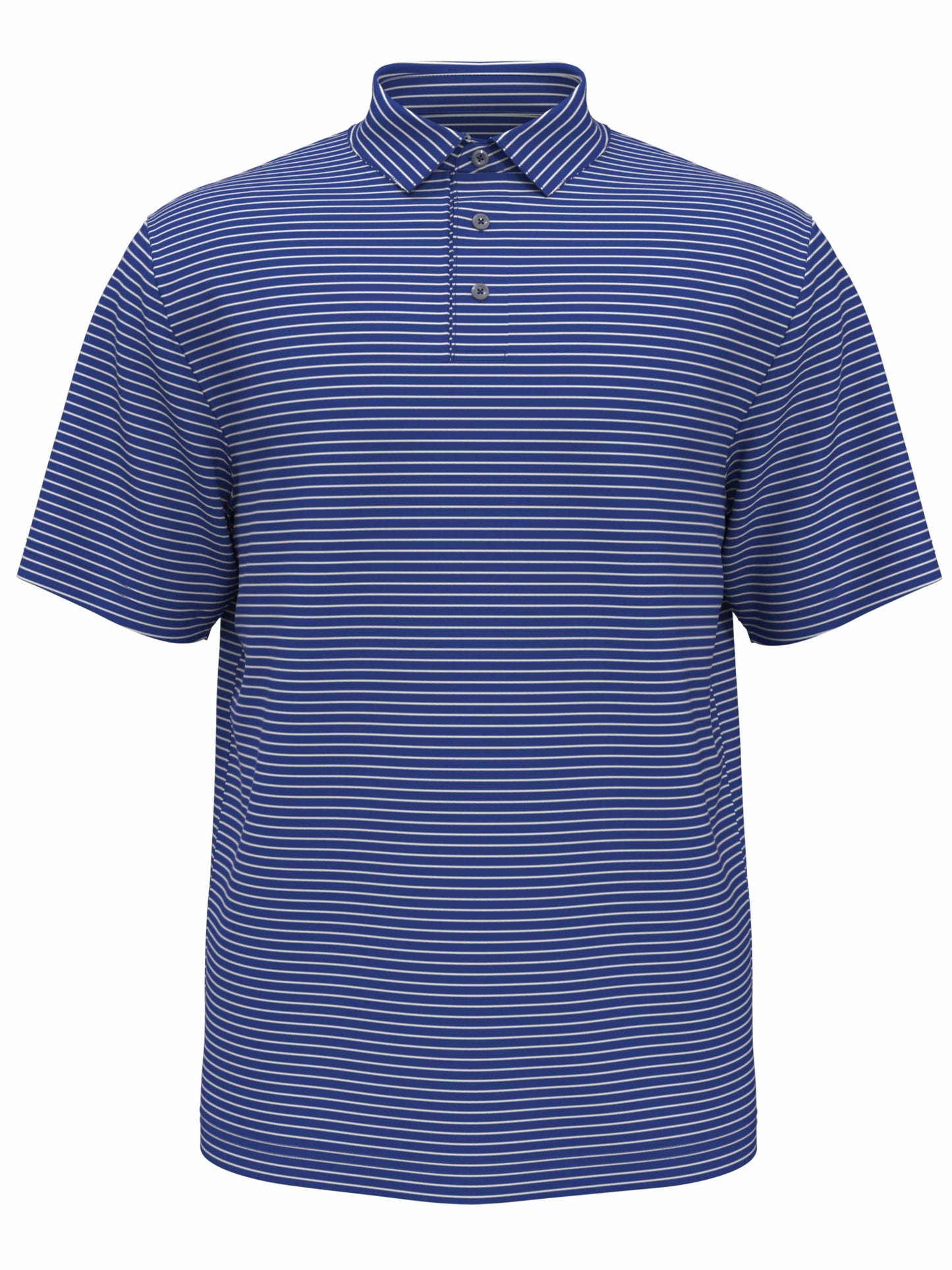 Big & Tall Yarn Dyed Feeder Stripe Golf Polo
