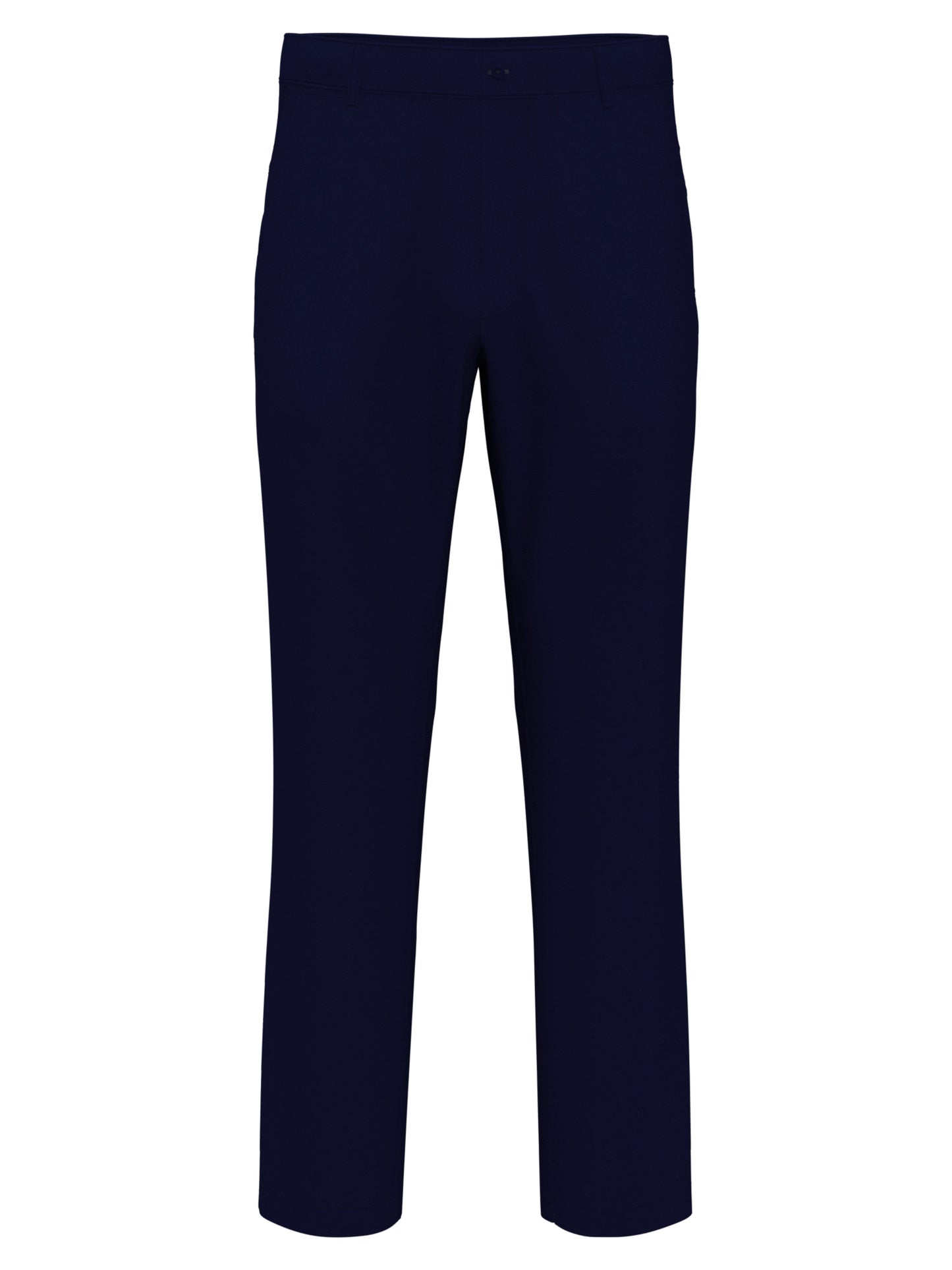 Flat Front Solid Golf Pant (Black Iris)