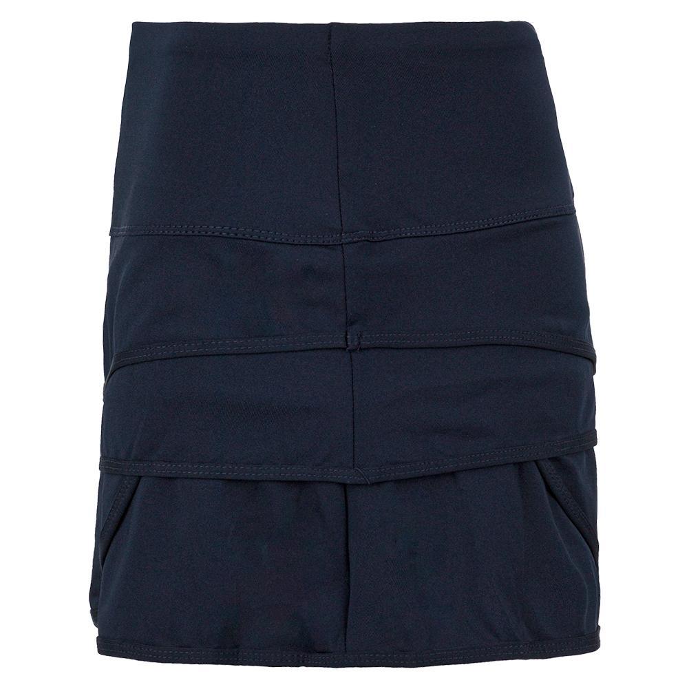 Women's Scallop Tennis Skort Midnight Womens Apparel LUCKY IN LOVE