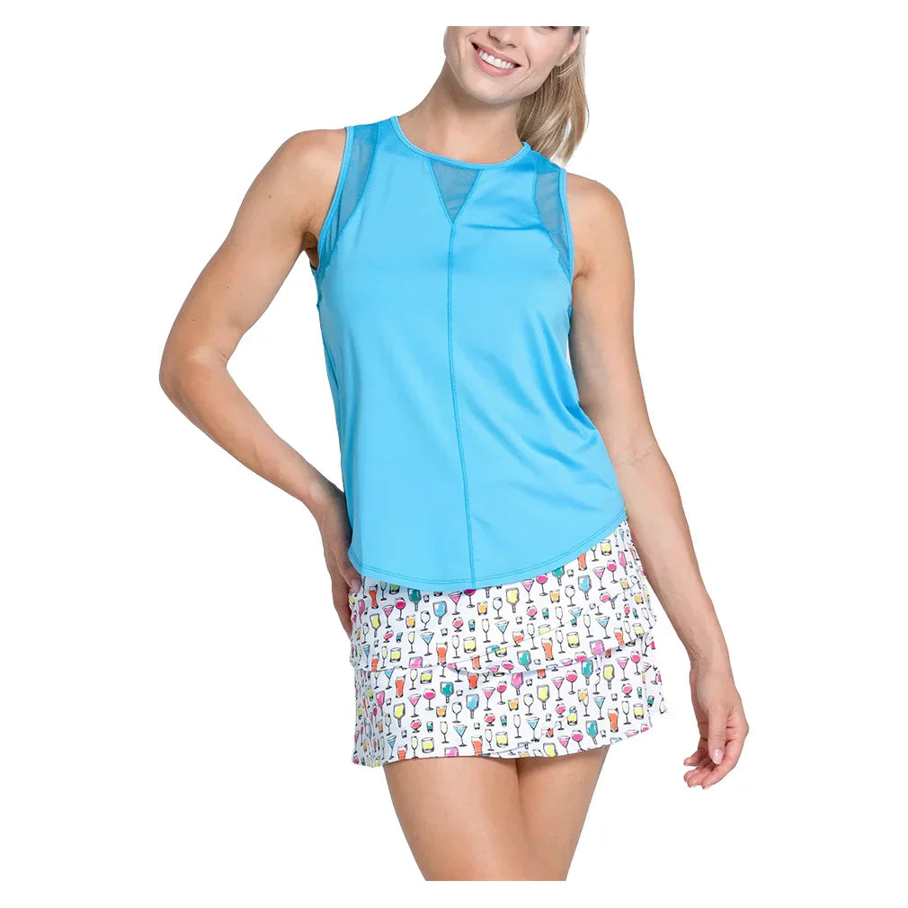 Women`s High Spirits Scallop 14 Inch Pickleball Skort Multicolor LUCKY IN LOVE