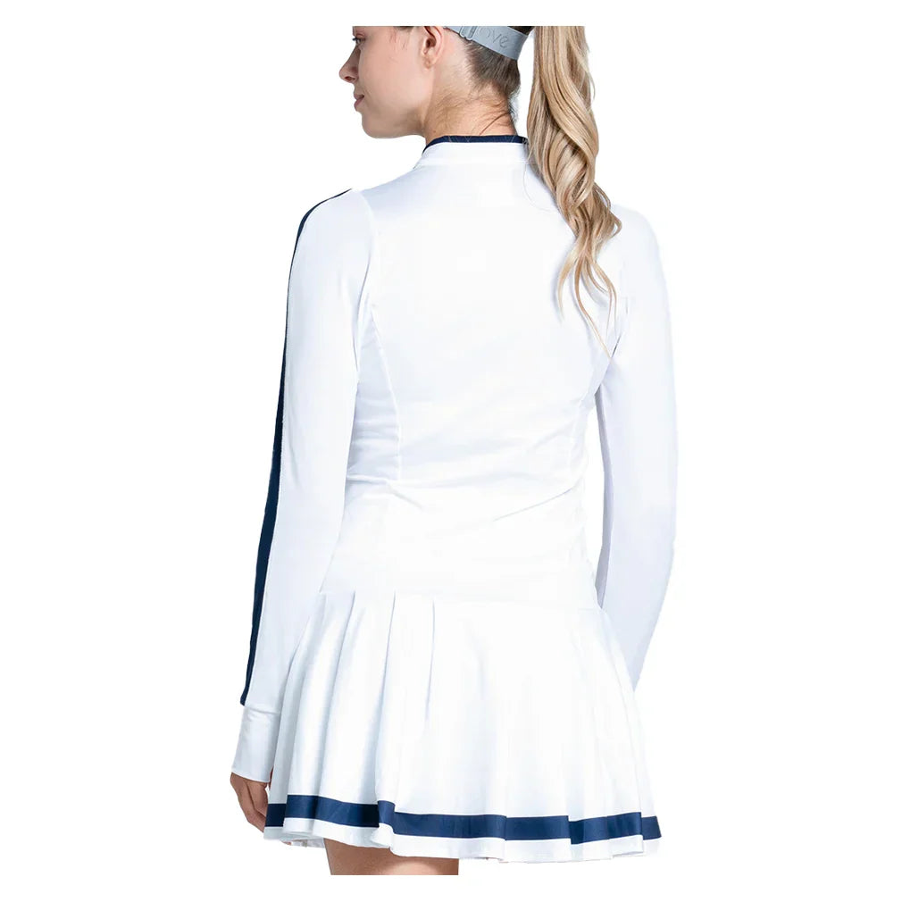 Women`s Fast Motion Long Sleeve Tennis Dress Midnight LUCKY IN LOVE
