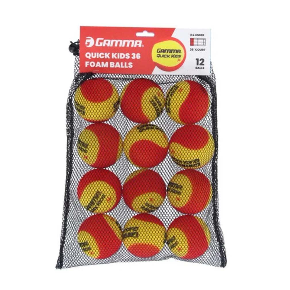Quick Kids 36 Foam Balls 12pk GAMMA Default Title