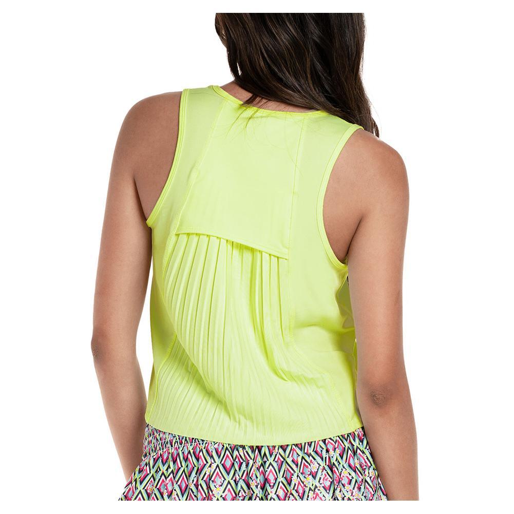 Women's Pleats Please Tennis Tank Womens Apparel LUCKY IN LOVE