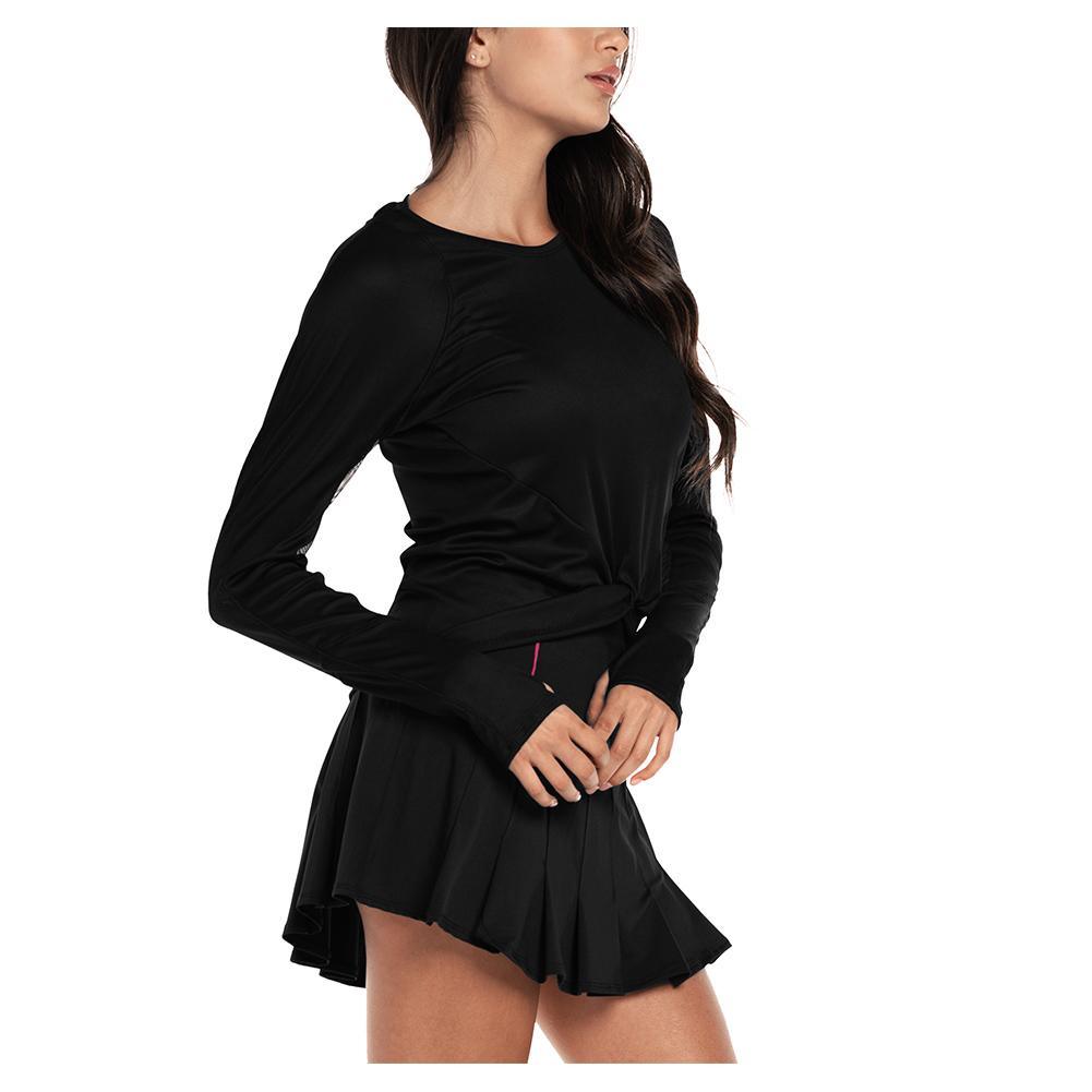 Women's Wrap it Up Long Sleeve Tennis Top Womens Apparel LUCKY IN LOVE