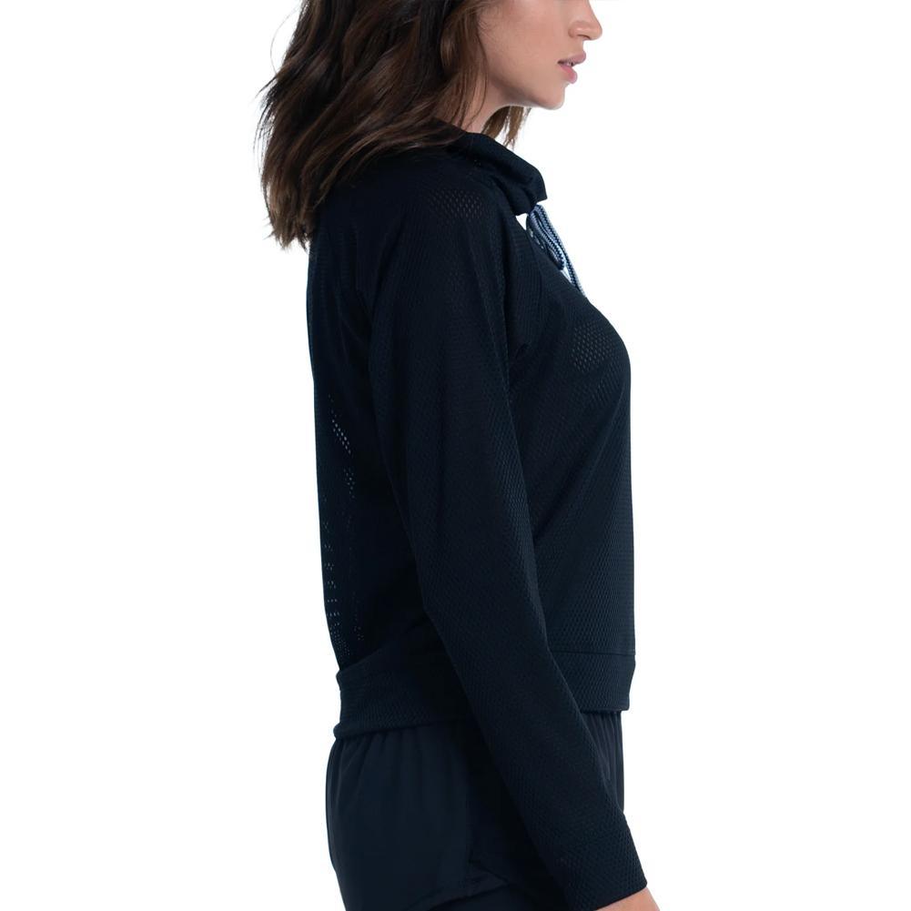 Women's High Neck Long Sleeve Tennis Pullover Womens Apparel LUCKY IN LOVE