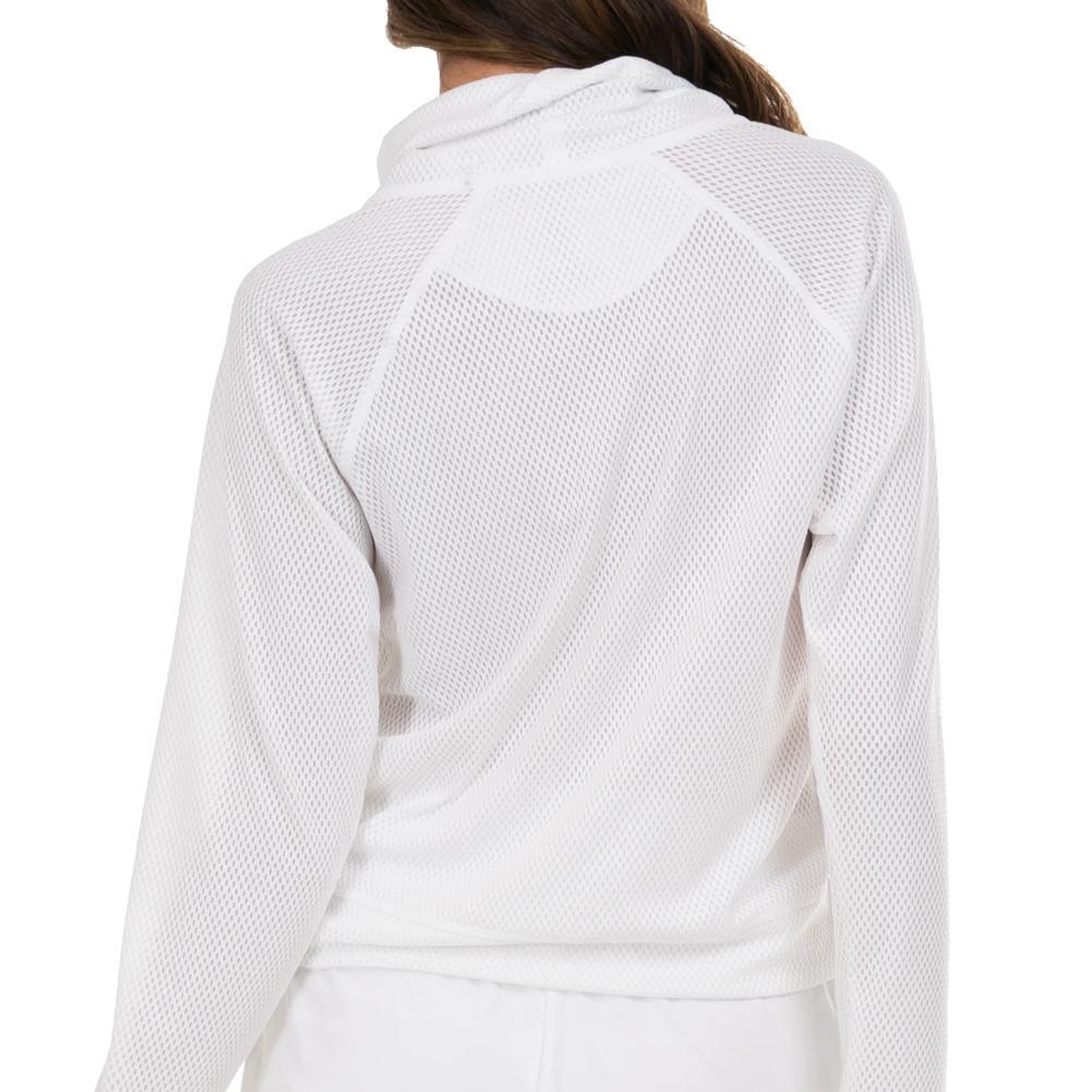Women's High Neck Long Sleeve Tennis Pullover Womens Apparel LUCKY IN LOVE